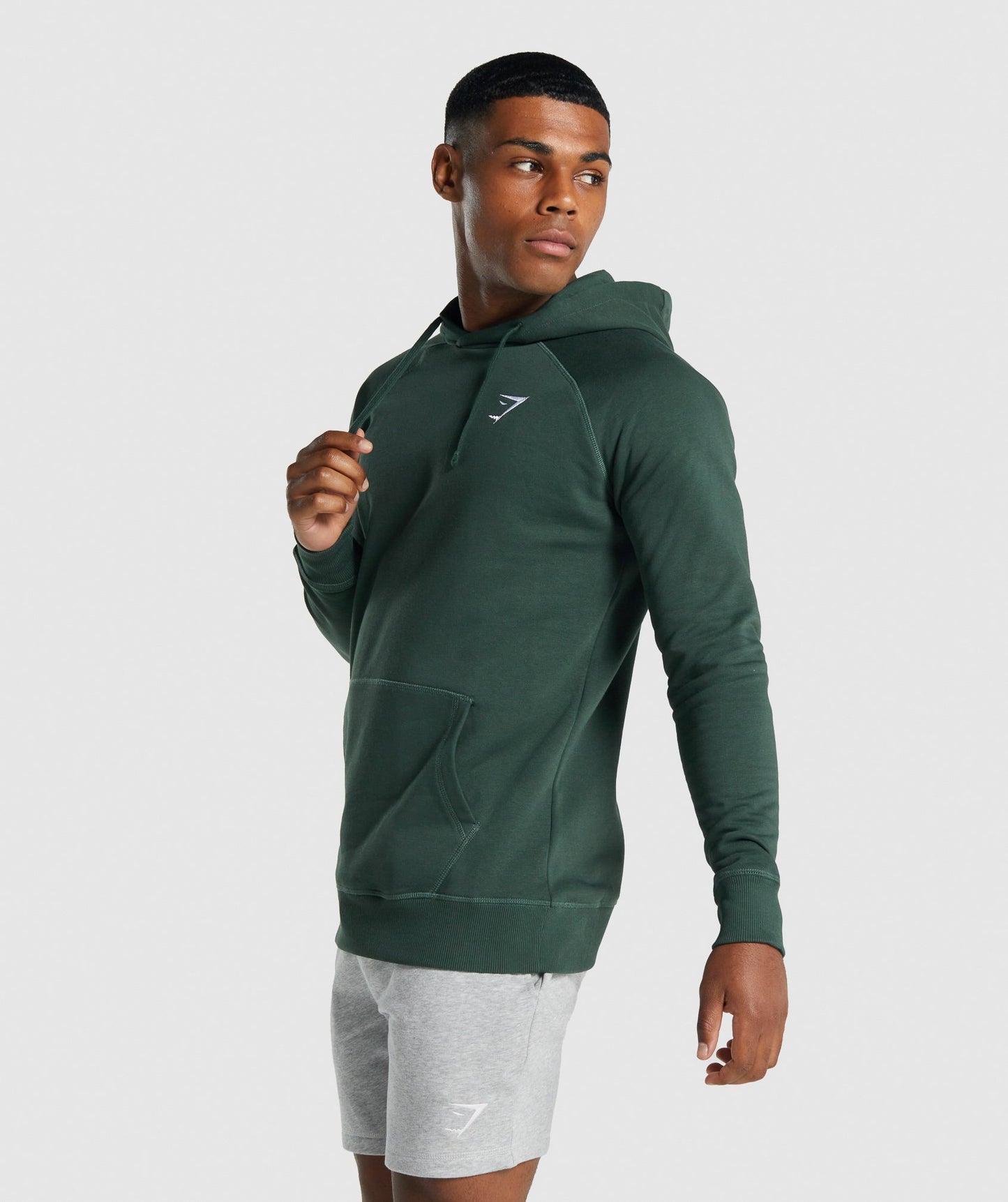 Gymshark Crest Hoodie - Dunkelgrün