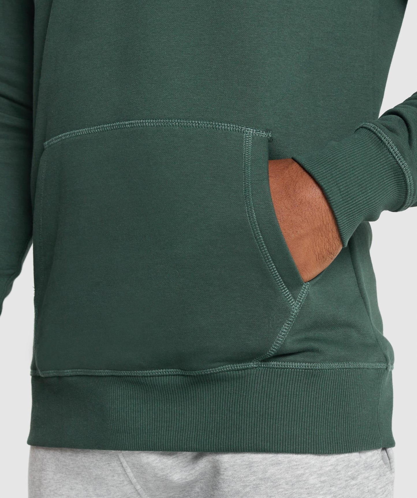 Gymshark Crest Hoodie - Dunkelgrün