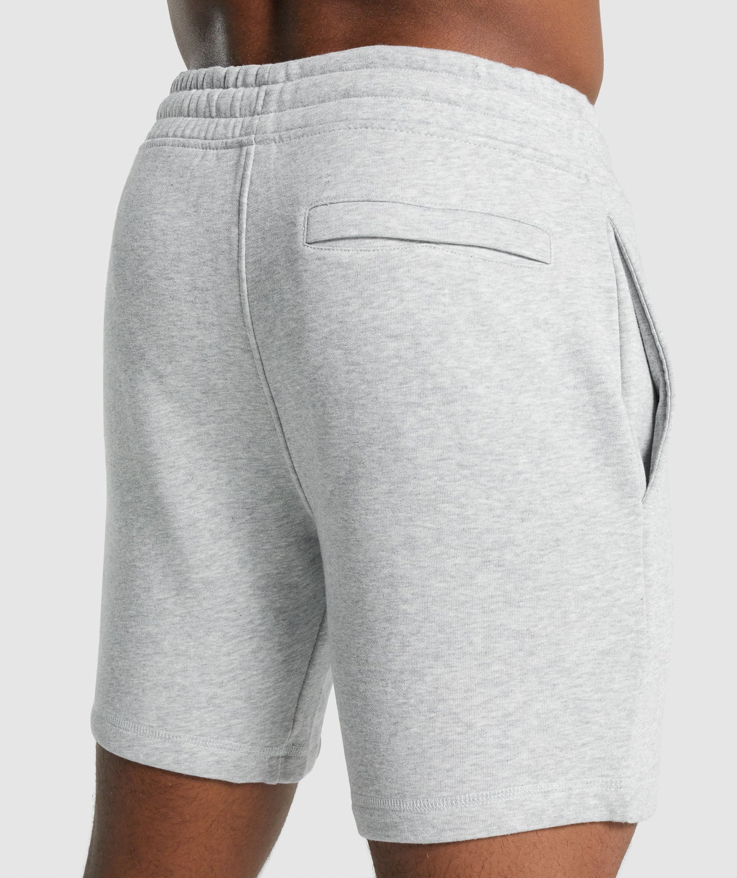 Gymshark Crest Shorts - Hellgraue Mergel