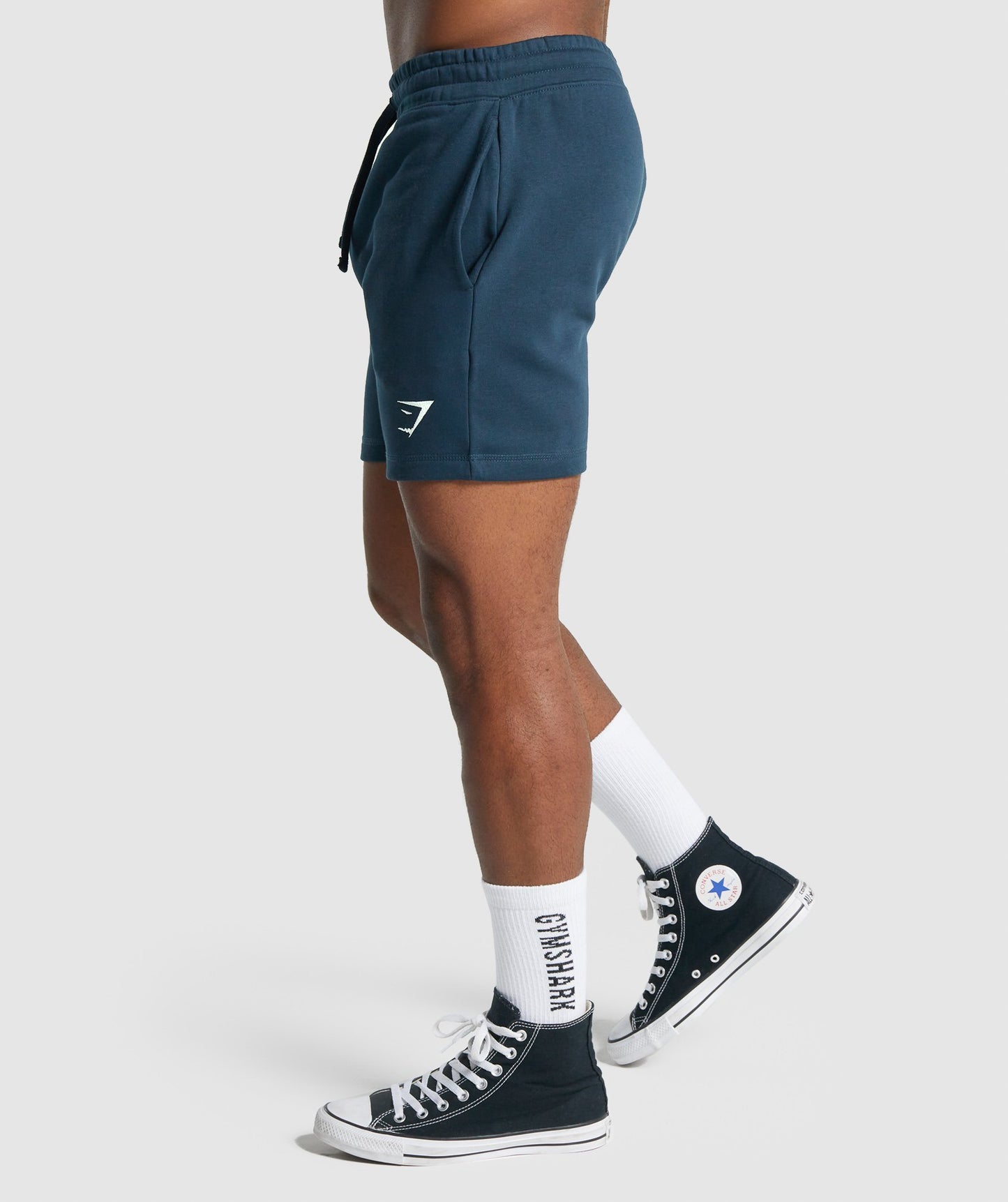 Gymshark Crest Shorts - Marine