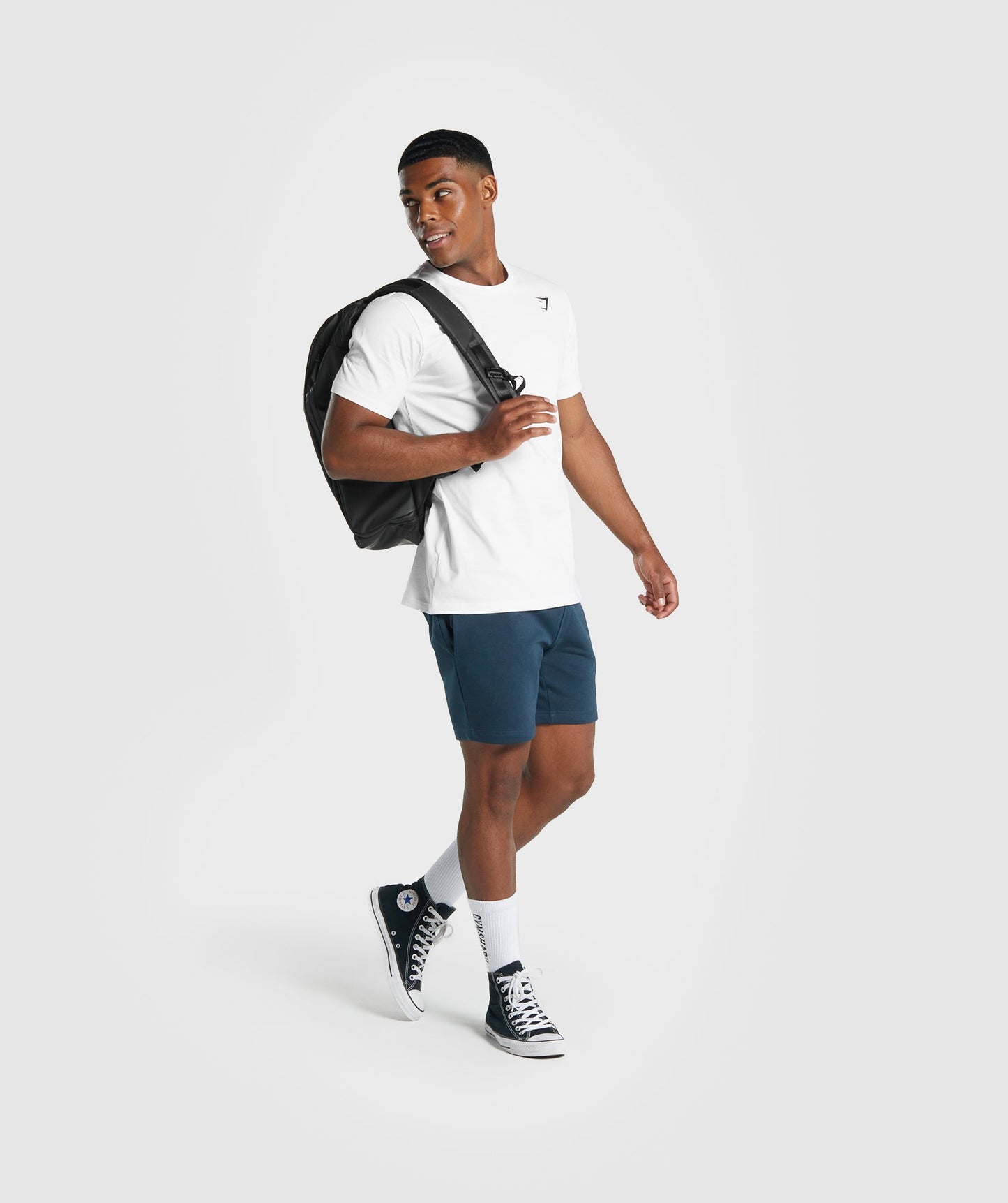 Gymshark Crest Shorts - Marine