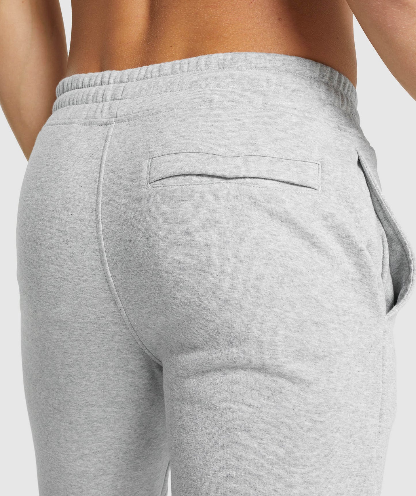 Gymshark Crest Jogger - hellgraue Mergel