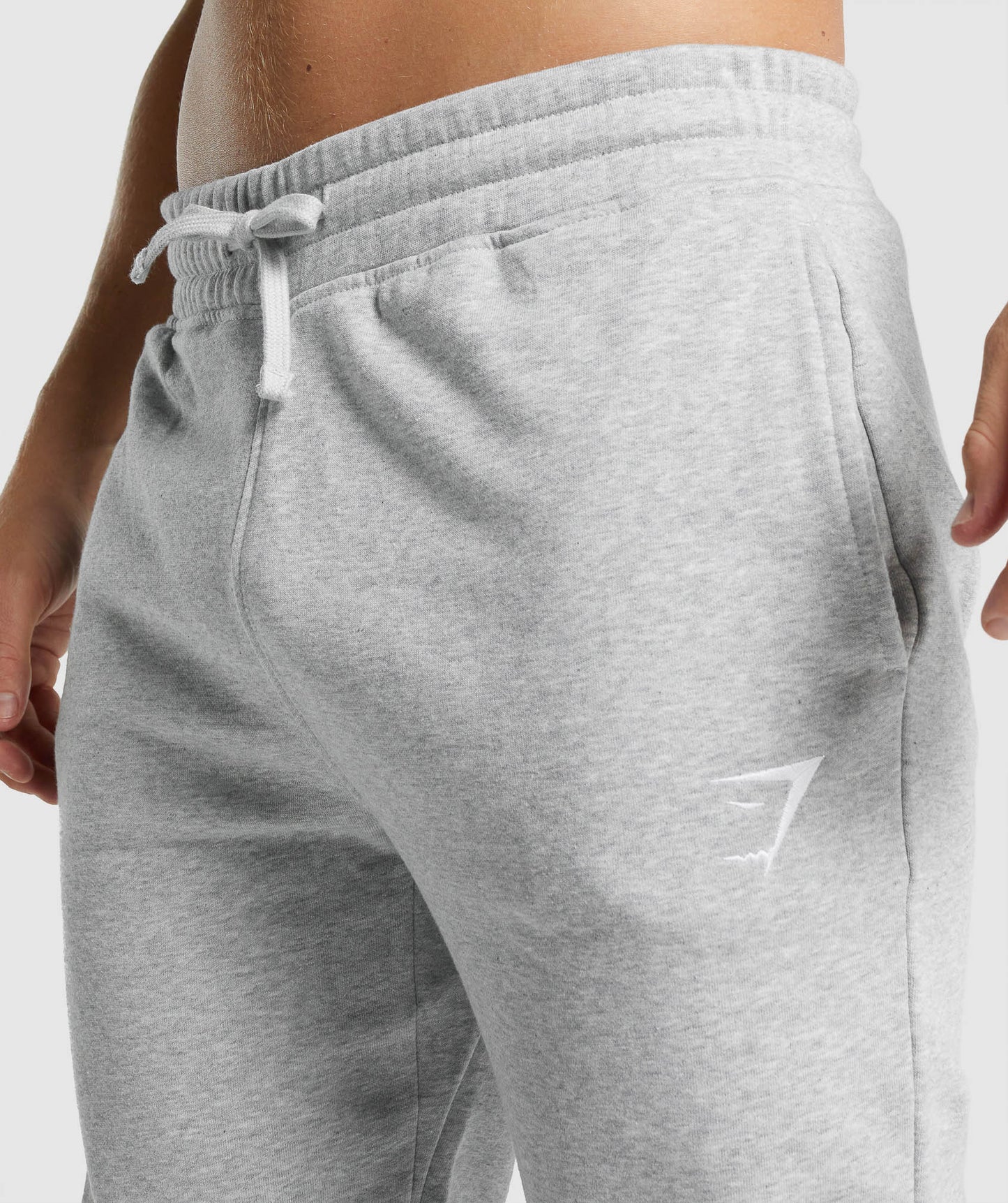 Gymshark Crest Jogger - hellgraue Mergel