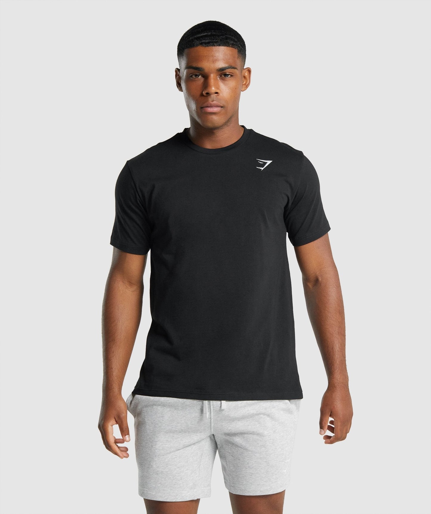 Gymshark Crest T -Shirt - Schwarz