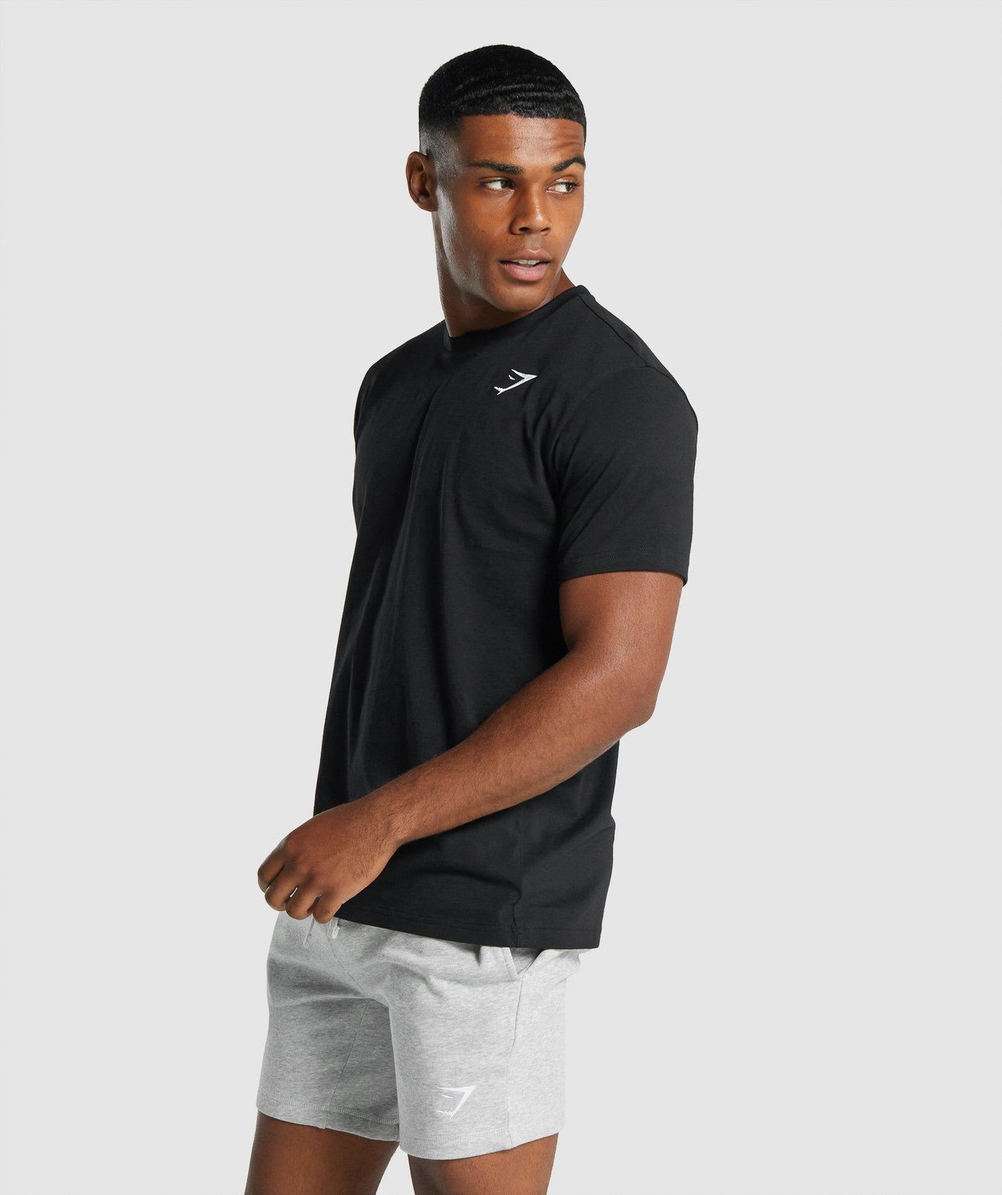 Gymshark Crest T -Shirt - Schwarz