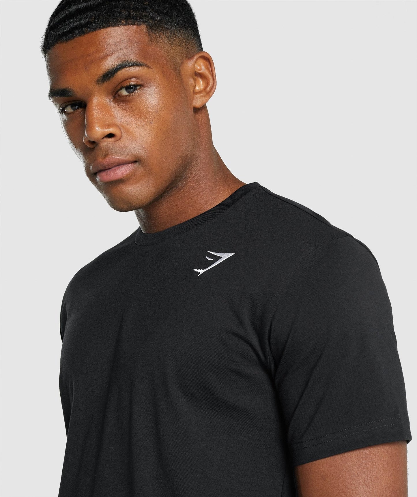 Gymshark Crest T -Shirt - Schwarz