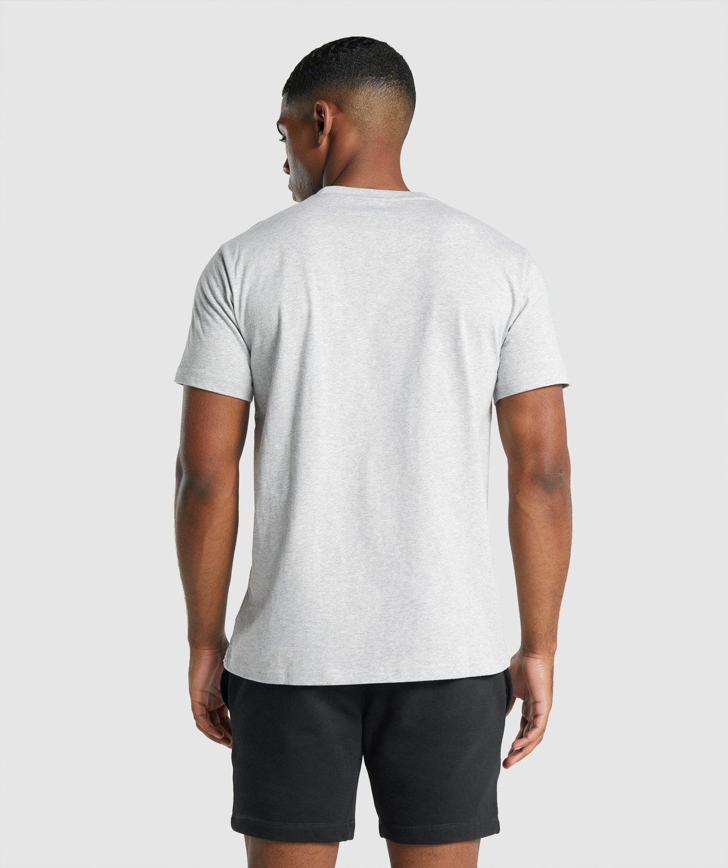 Gymshark Crest T -Shirt - hellgraue Mergel