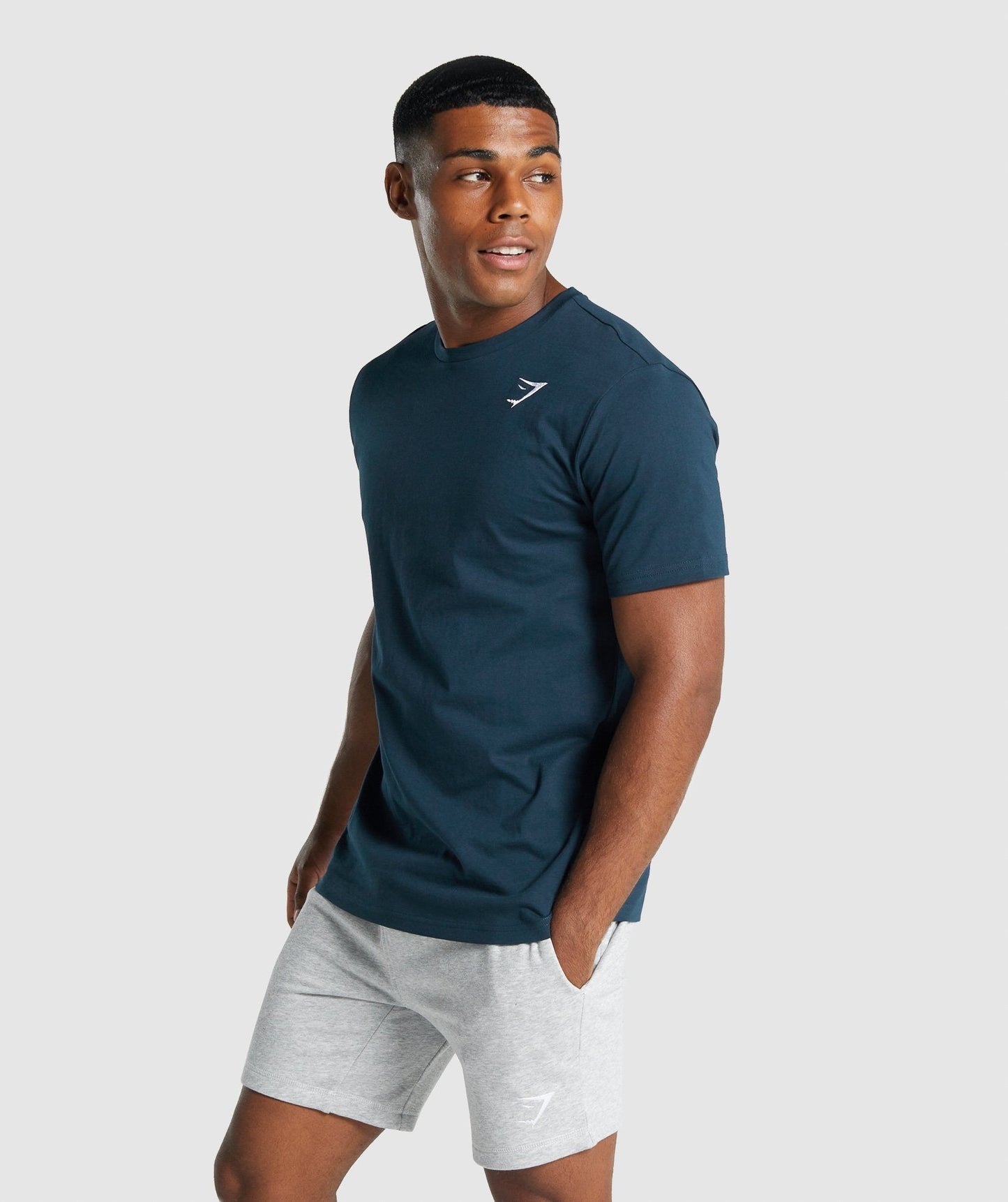 Gymshark Crest T -Shirt - Marine