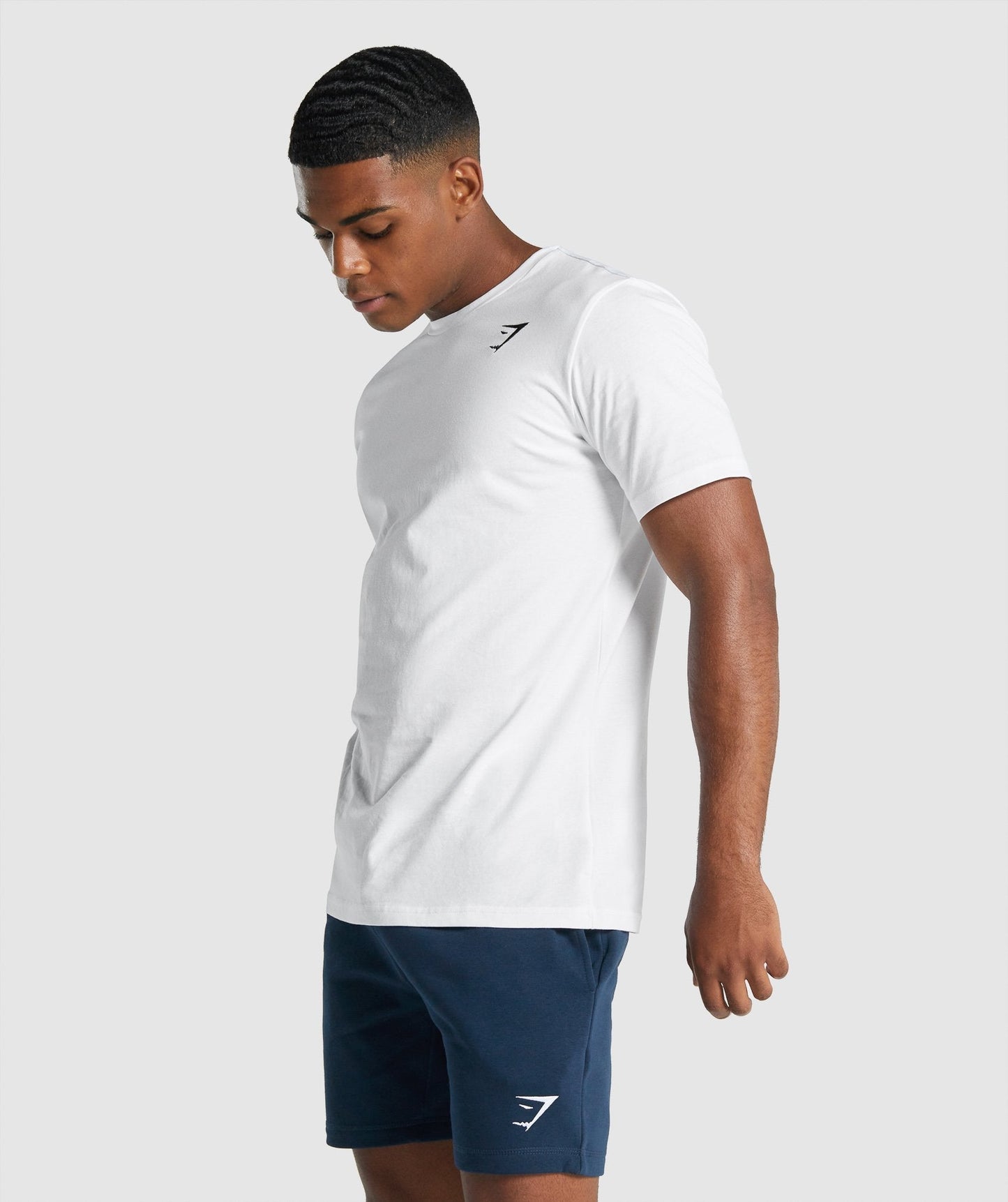 Gymshark Crest T -Shirt - Weiß