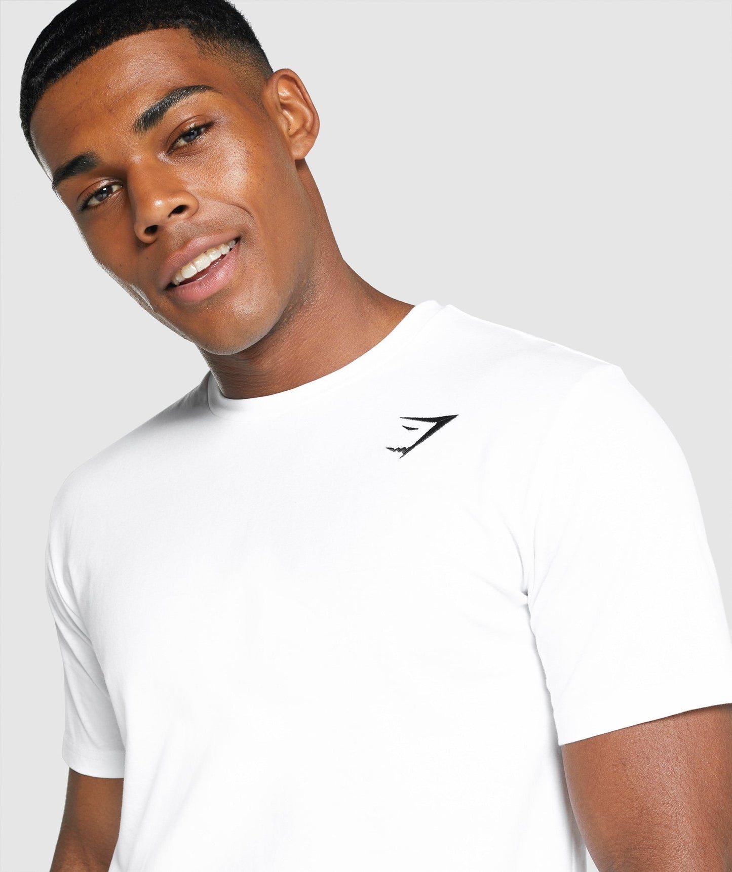 Gymshark Crest T -Shirt - Weiß