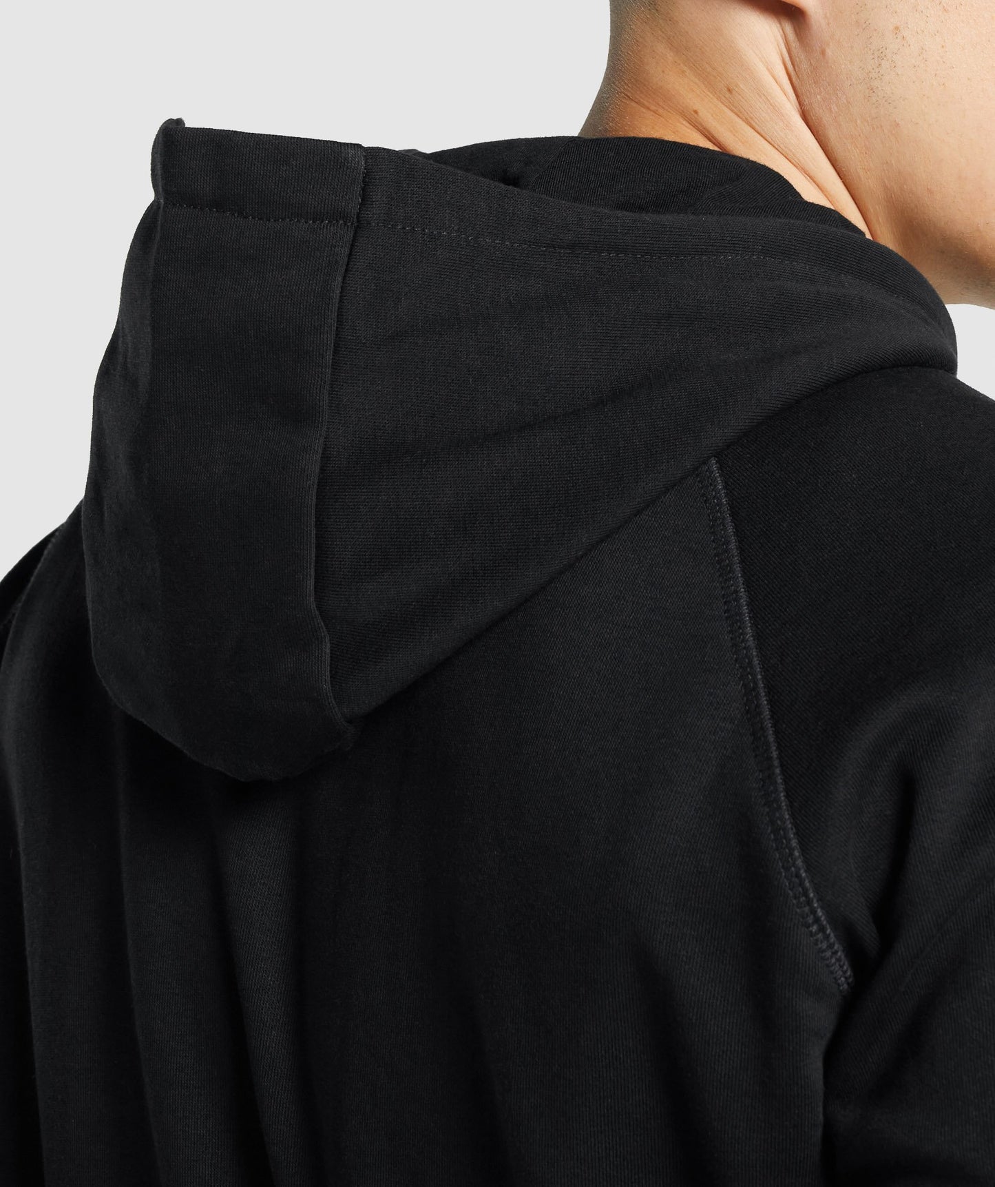 Gymshark Crest Zip Up Hoodie - Schwarz