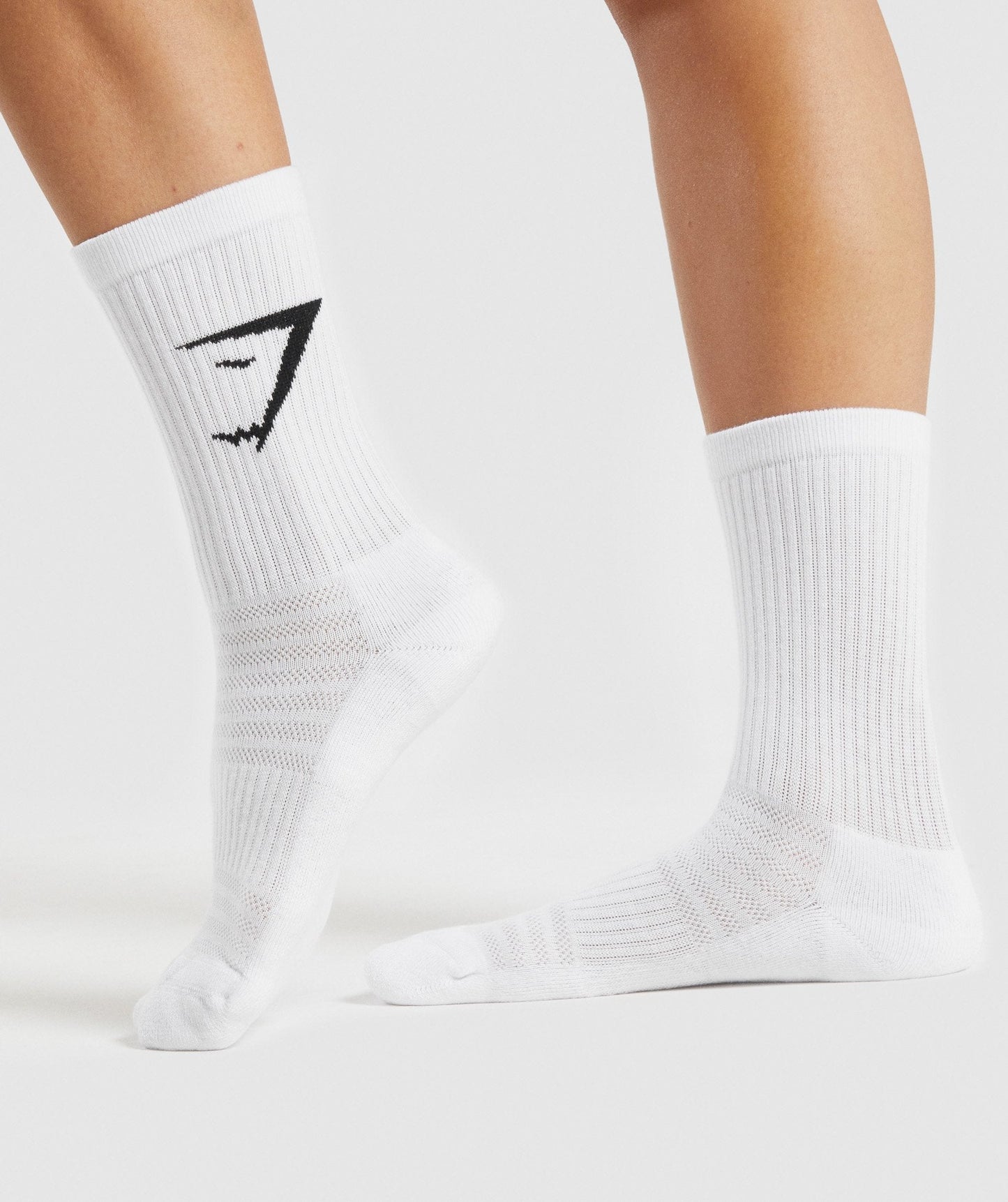 Gymshark Crew Socken 3pk - Weiß