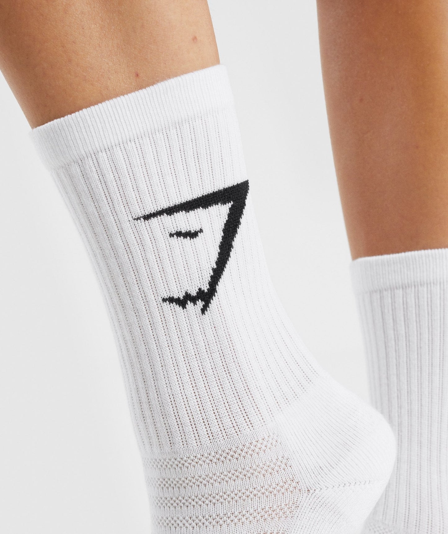 Gymshark Crew Socken 3pk - Weiß