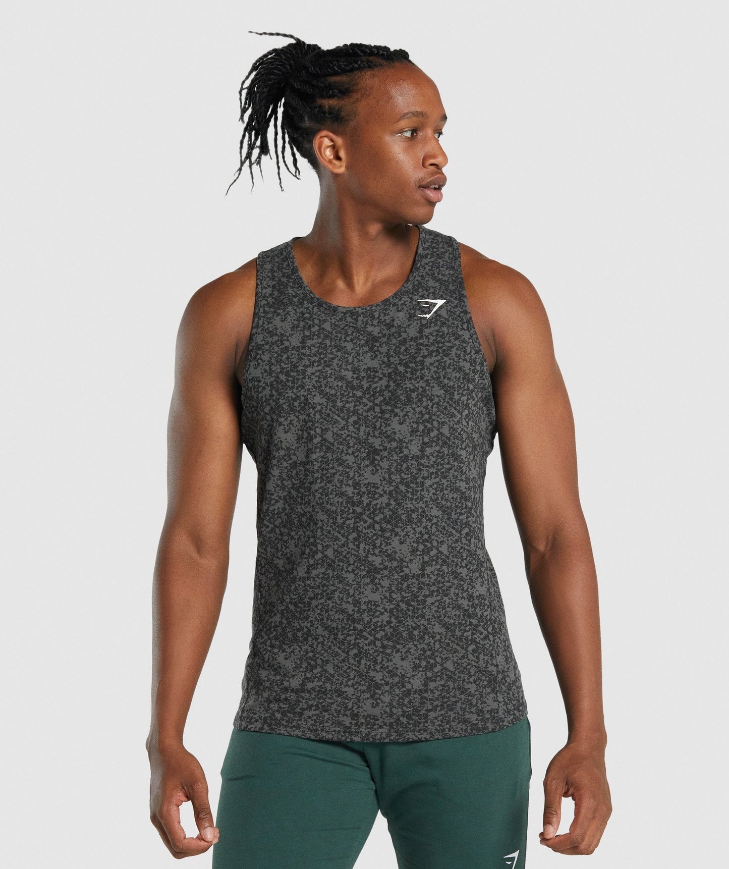 Gymshark Critical 2.0 Tank - Holzkohledruck