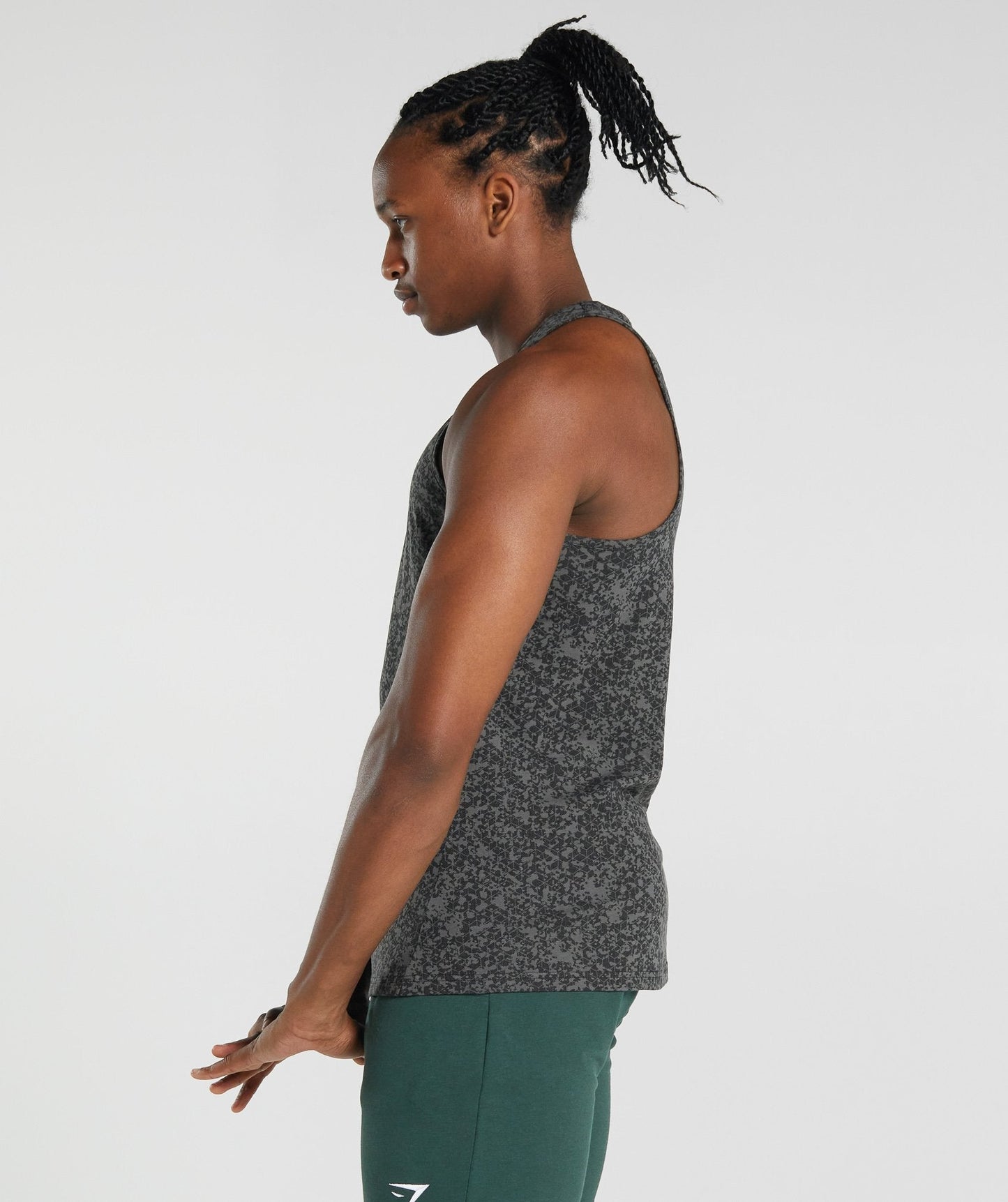 Gymshark Critical 2.0 Tank - Holzkohledruck