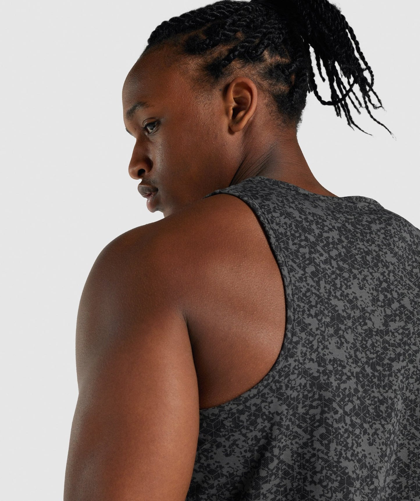 Gymshark Critical 2.0 Tank - Holzkohledruck