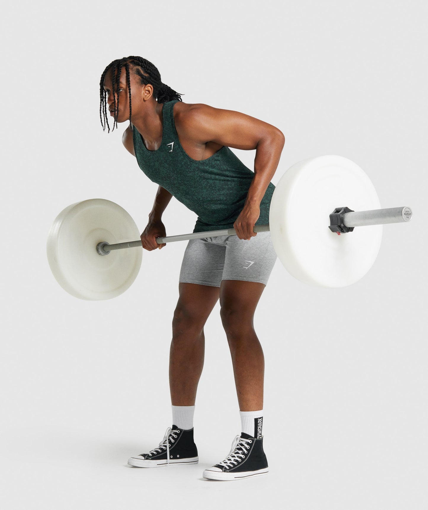 Gymshark Critical 2,0 Tank - Dunkelgrüner Druck