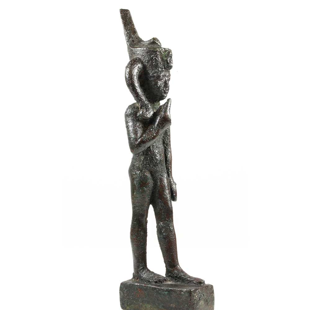 ہارپوکریٹس کی ایک مصری کانسی کی شخصیت ، دیر سے مدت سی اے۔ 664 - 552 قبل مسیح