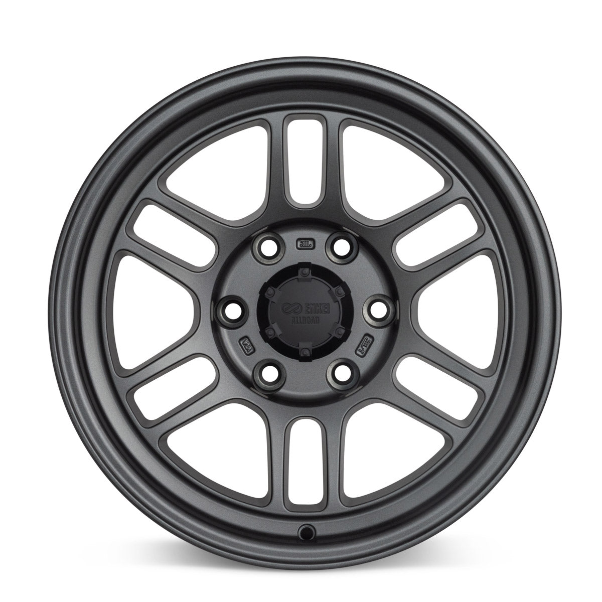 Enkei RPT1 16x8 6x139.7 Bolt Pattern +0 Offset 108.5 Bore Matte Dark Gunmetallic Wheel (enk520-680-8400GM)