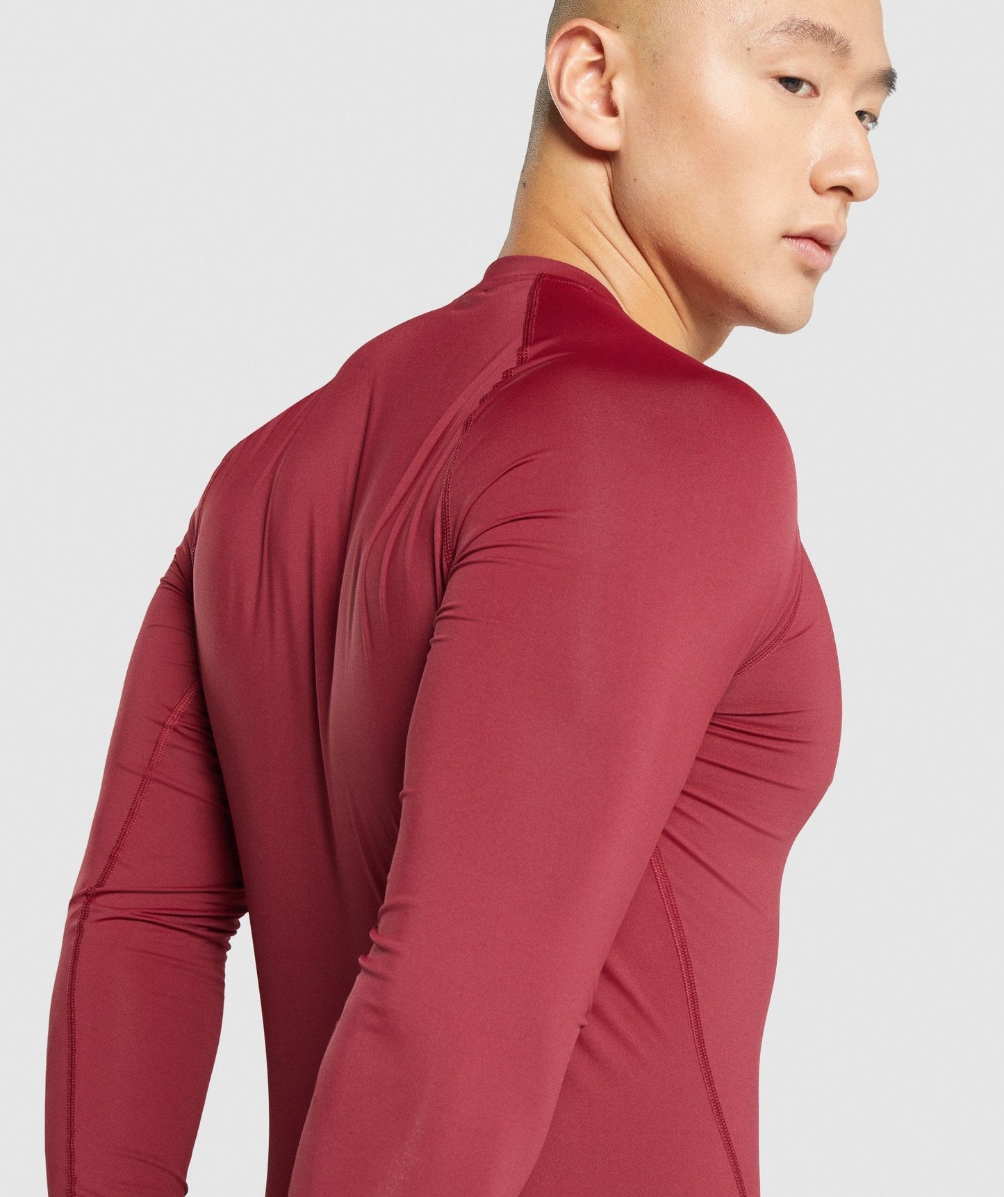 Gymshark -Element Baselayer Langarm T -Shirt - Burgund