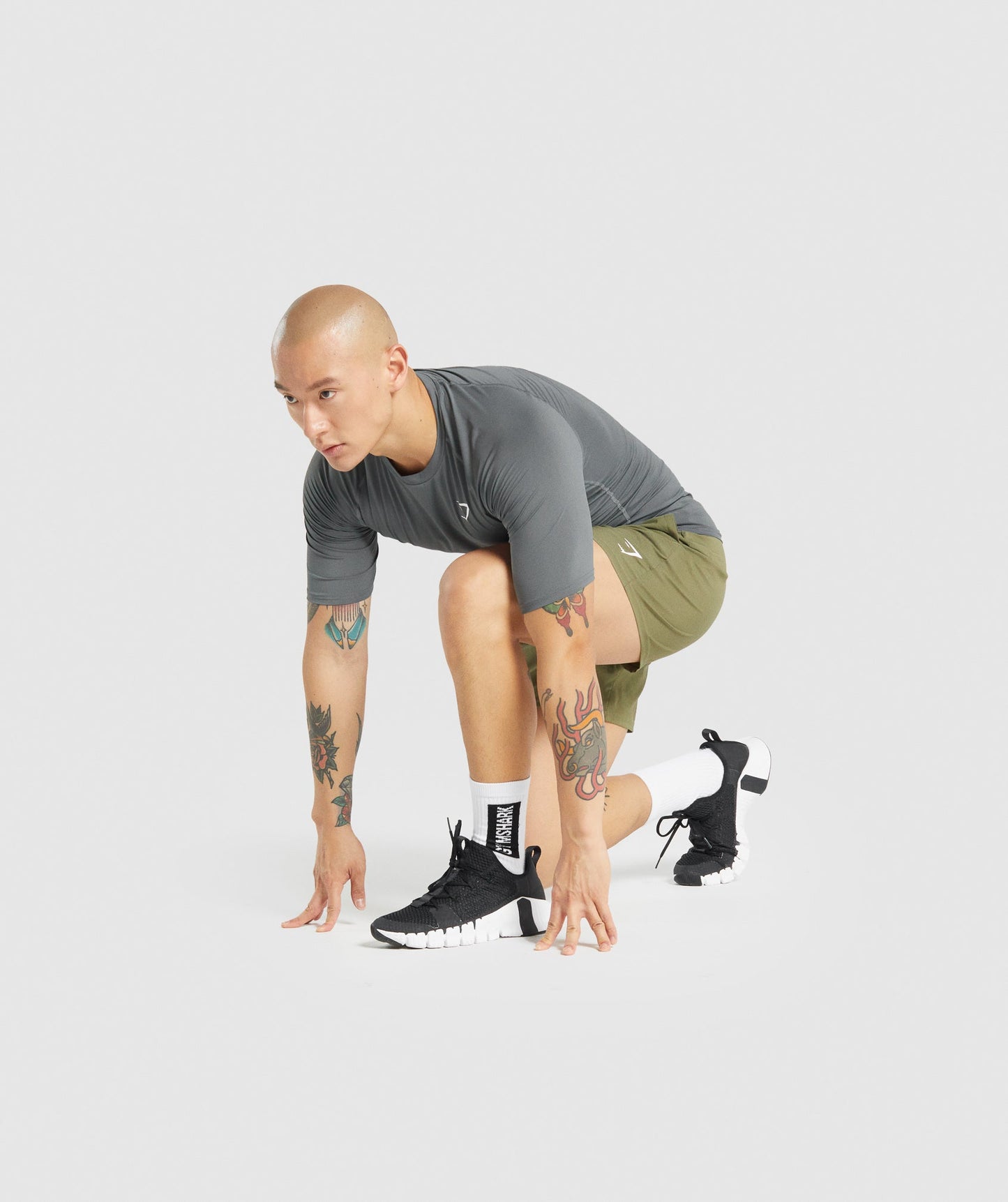 Gymshark Element Baselayer T-Shirt - Charcoal