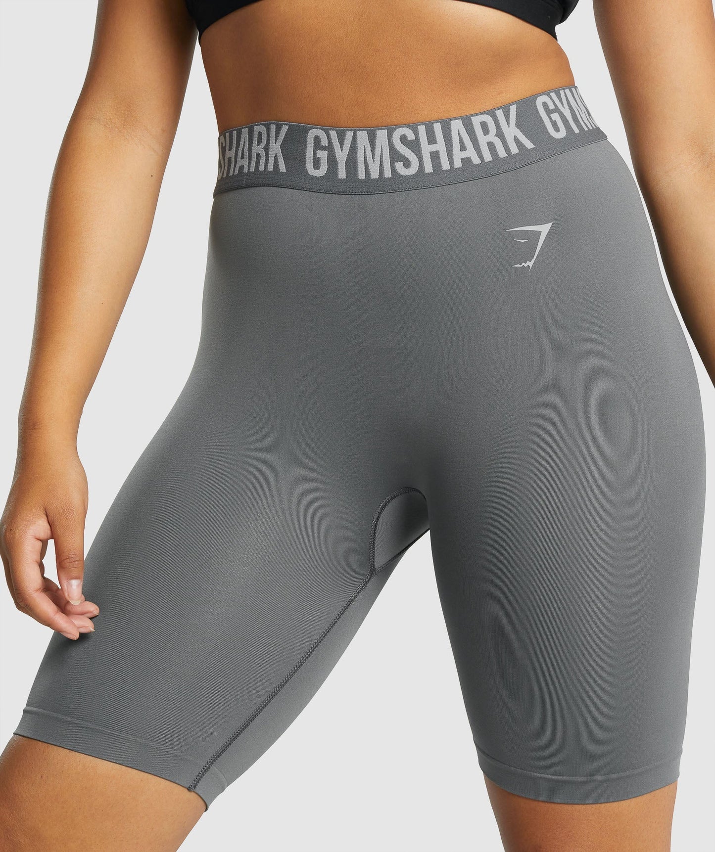 Gymshark Fit nahtloser Radfahren - Holzkohle