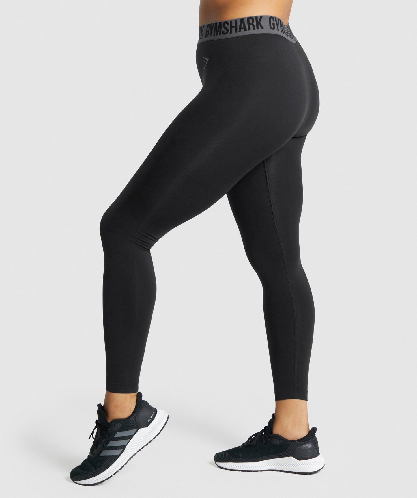Gymshark fit nahtlose Leggings - schwarz