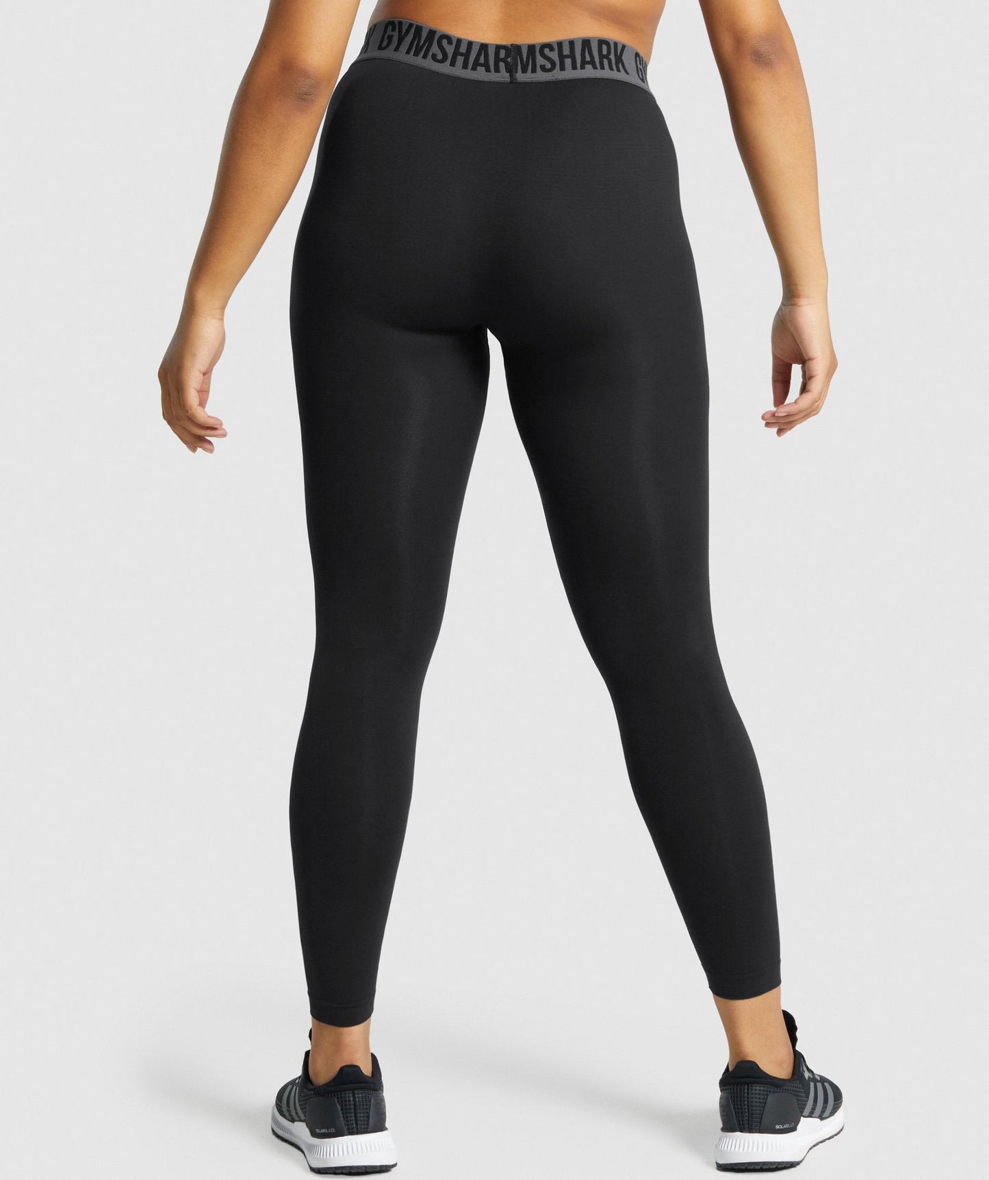 Gymshark fit nahtlose Leggings - schwarz