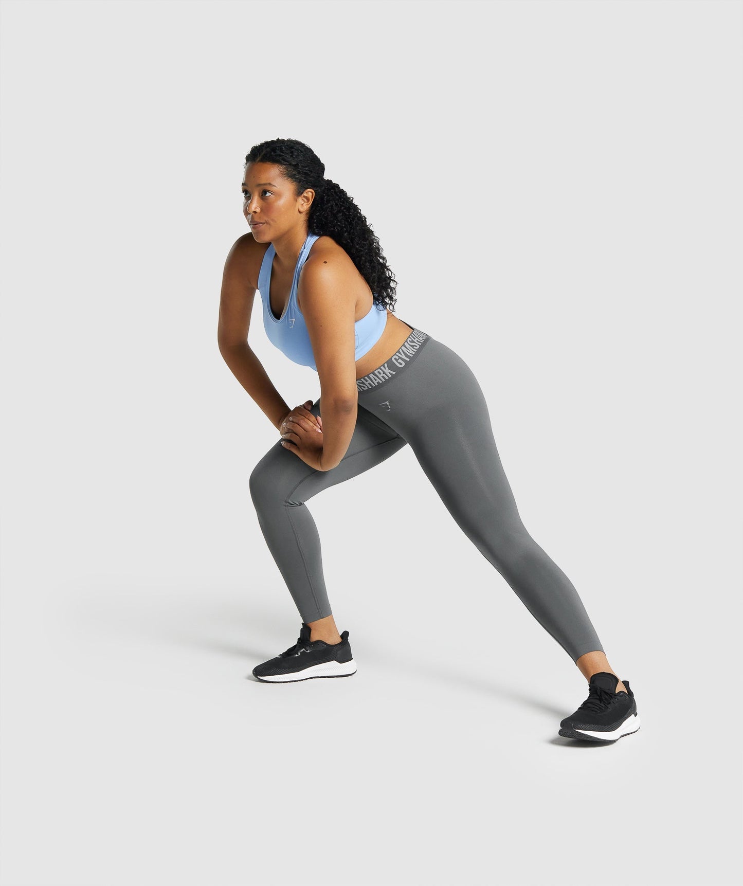 Gymshark Fit nahtlose Leggings - Holzkohle