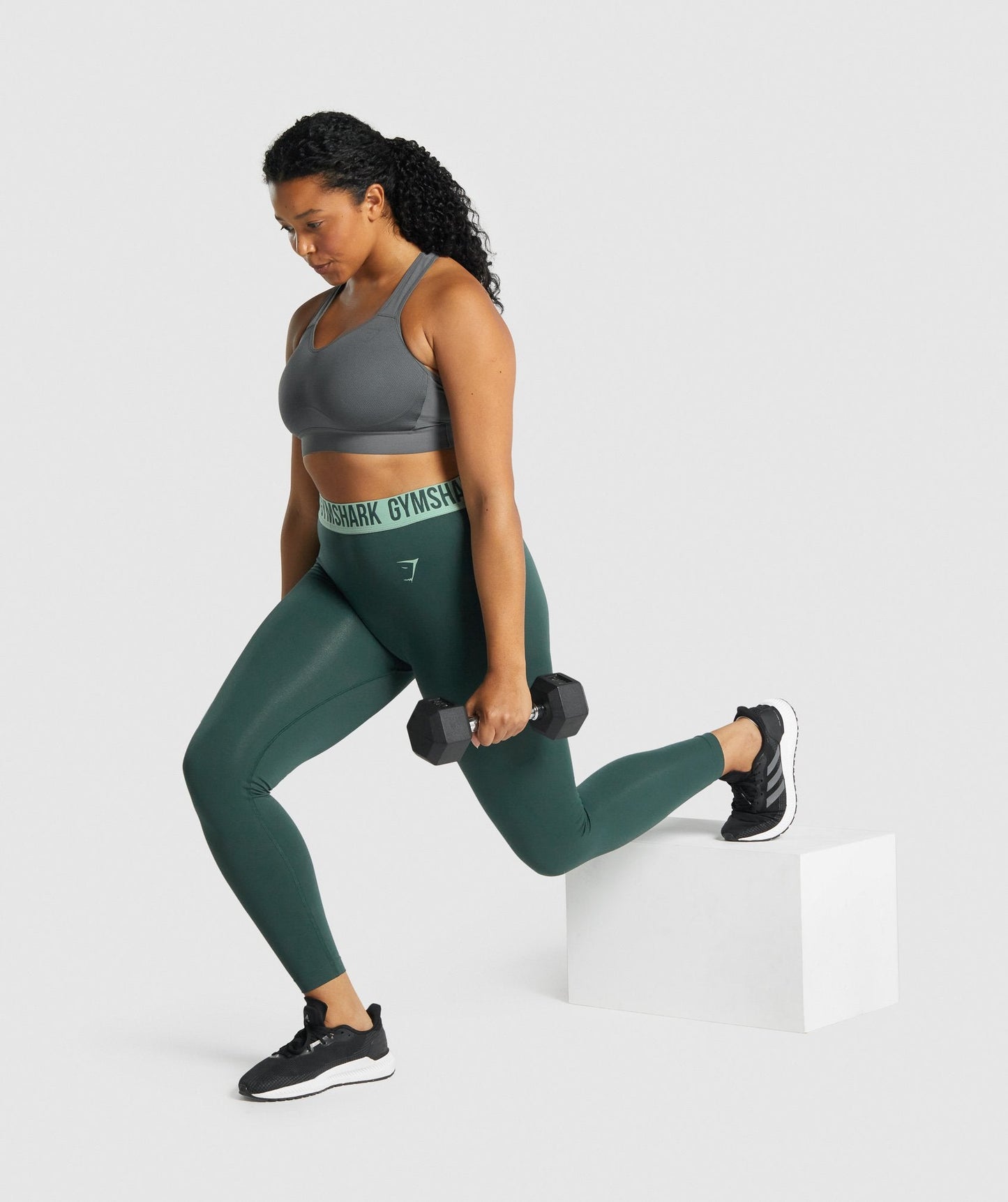 Gymshark fit nahtlose Leggings - dunkelgrün