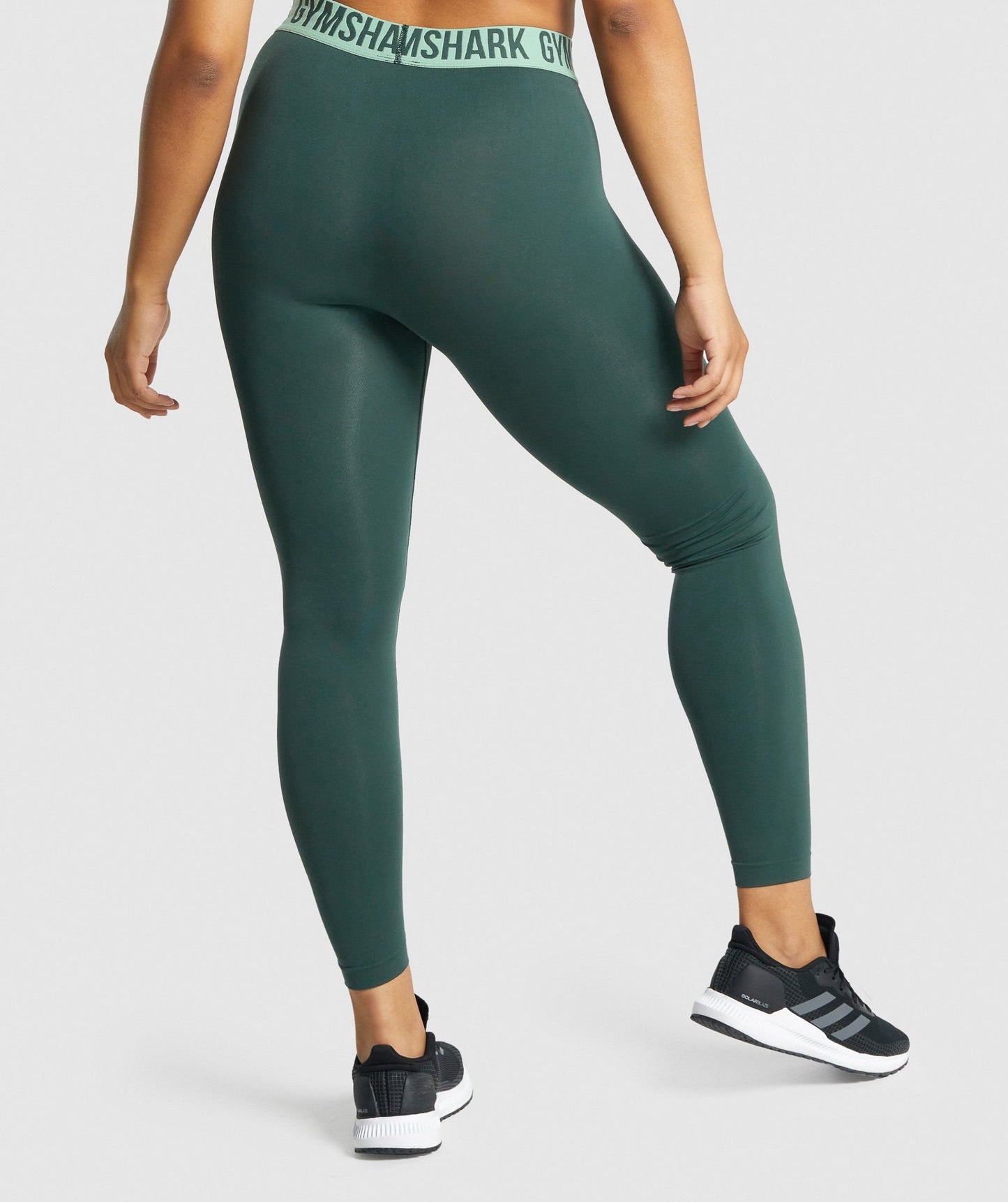 Gymshark fit nahtlose Leggings - dunkelgrün