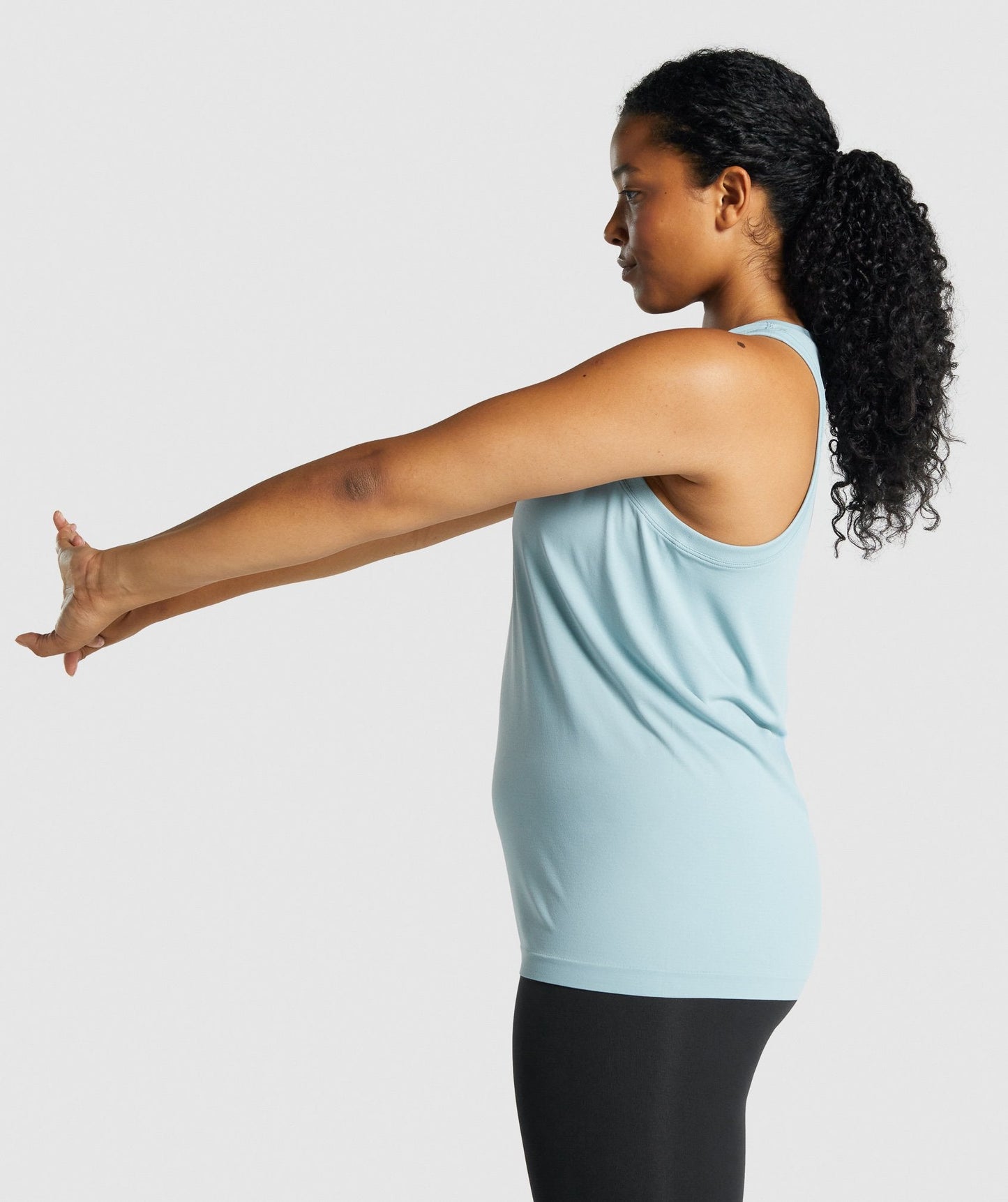 Gymshark Fit nahtlose lose Weste - Blau