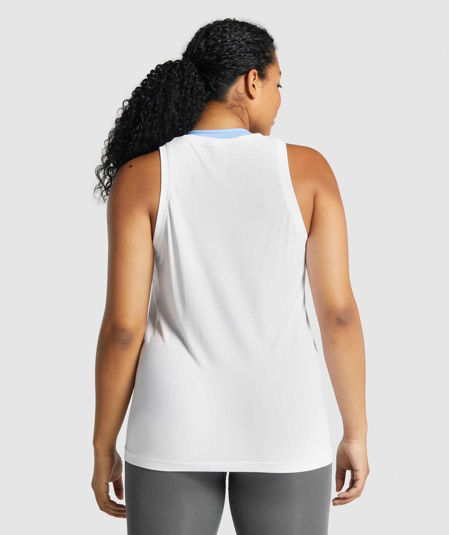 Gymshark Fit nahtlose lose Weste - Weiß