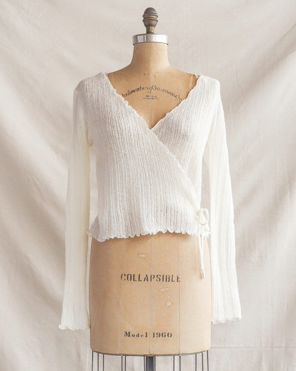 Stricktop mit Arabesken-Print