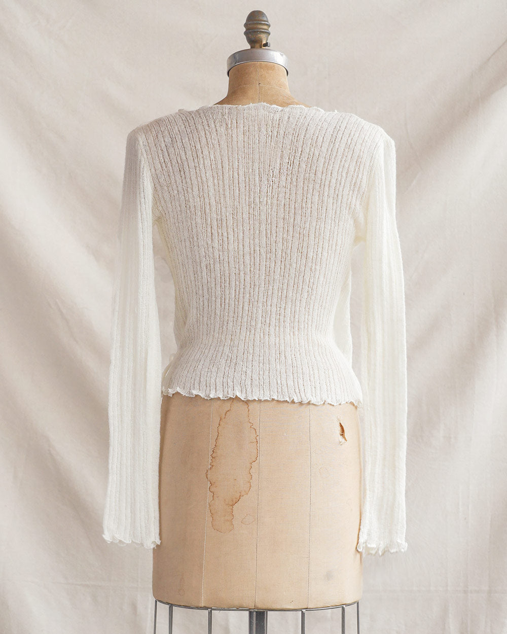 Stricktop mit Arabesken-Print