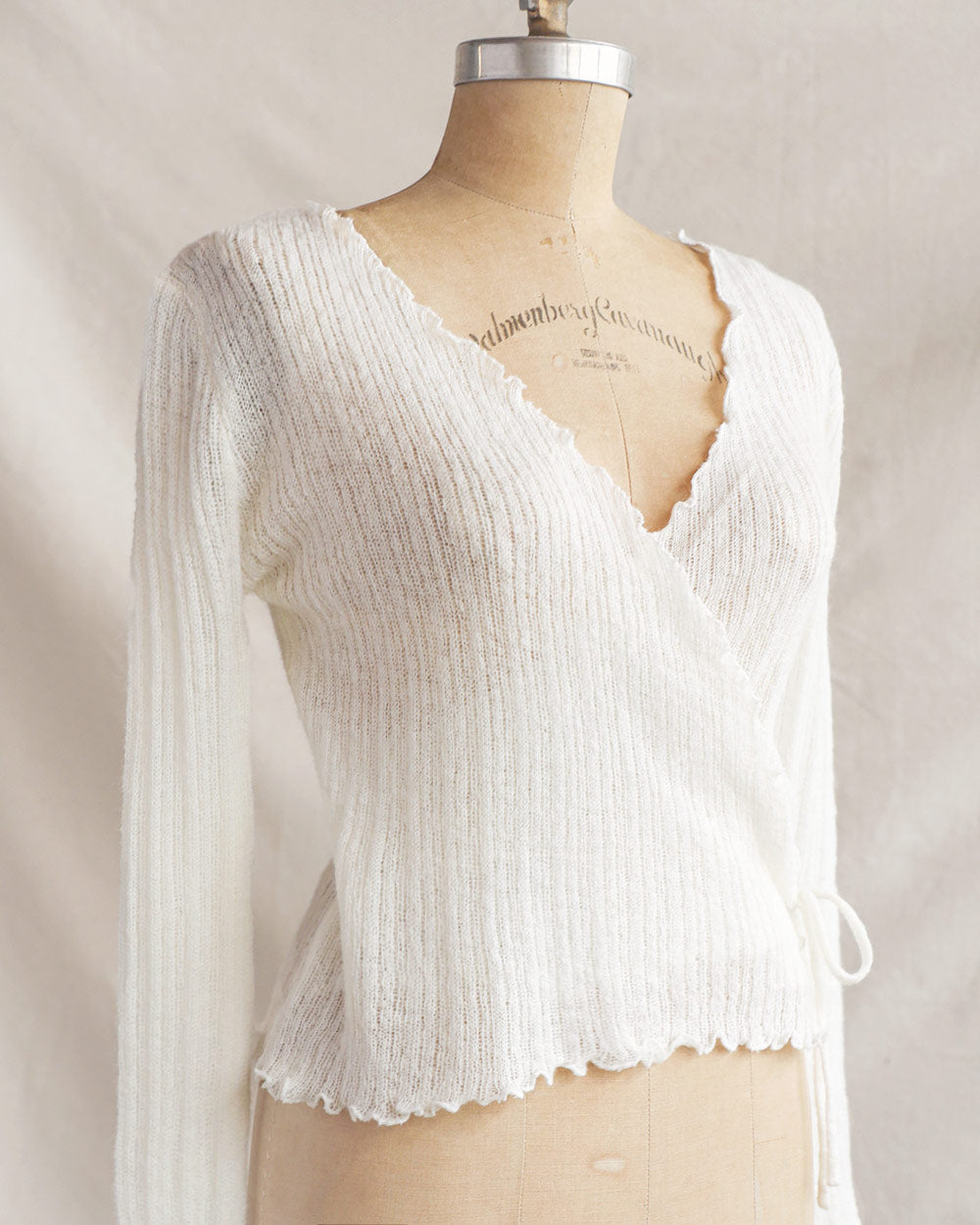Stricktop mit Arabesken-Print