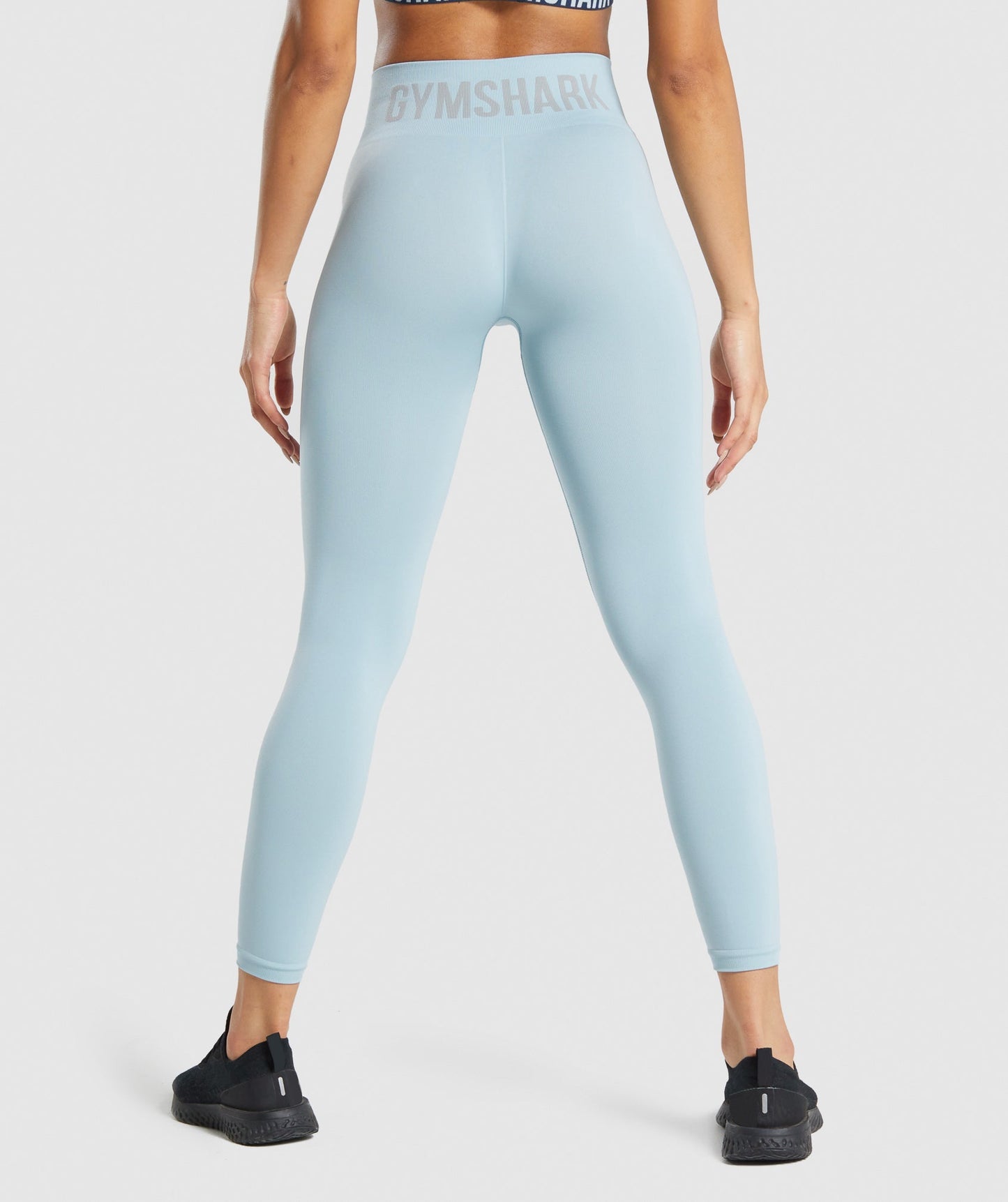 Gymshark Fit Seamless Mid Rise Leggings - Blue