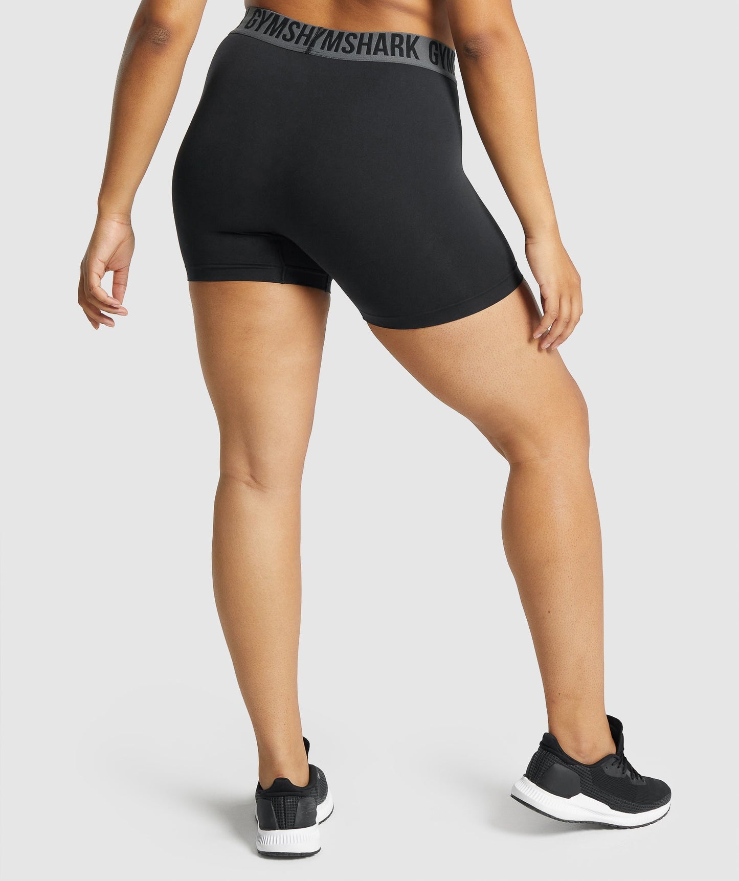 Gymshark fit nahtlose Shorts - schwarz