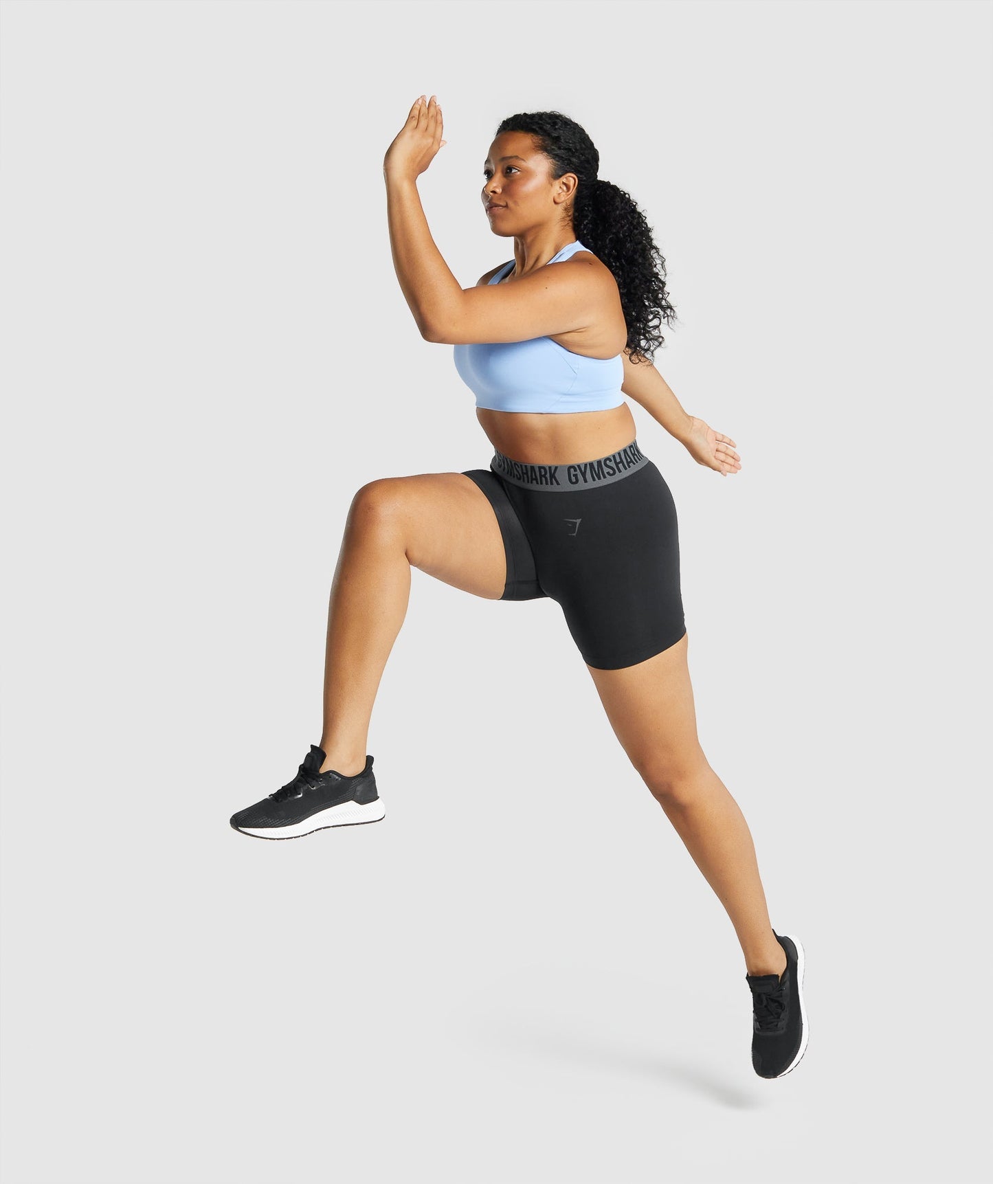 Gymshark fit nahtlose Shorts - schwarz