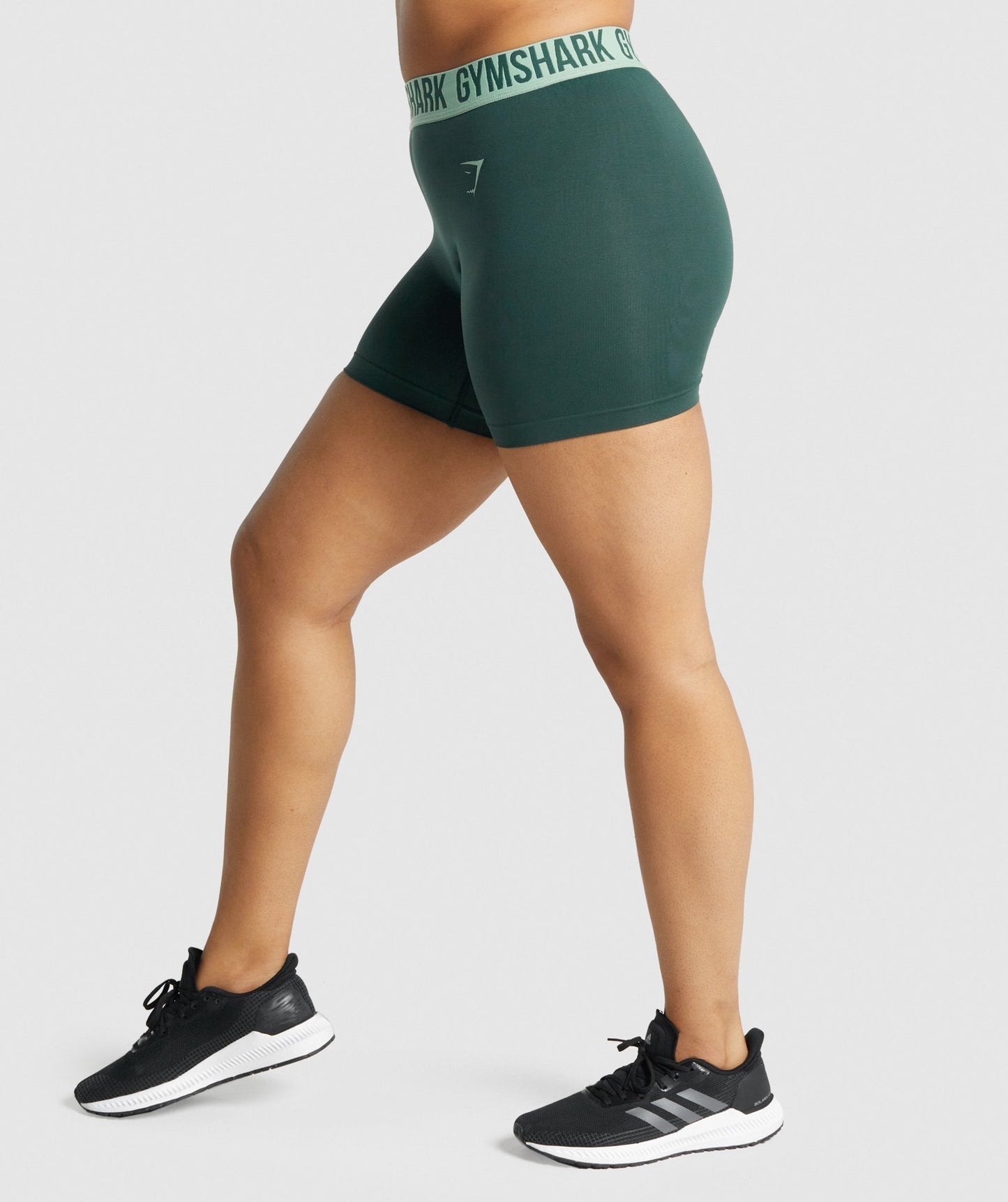Gymshark fit nahtlose Shorts - grün