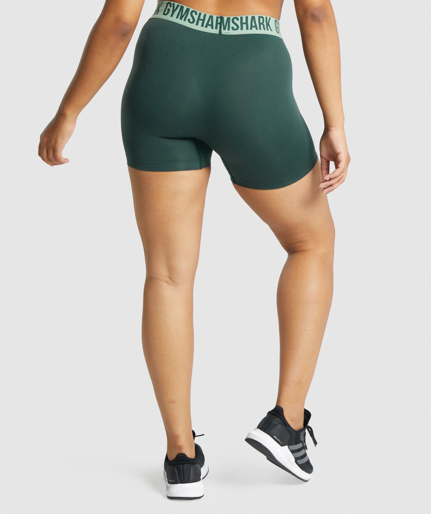 Gymshark fit nahtlose Shorts - grün
