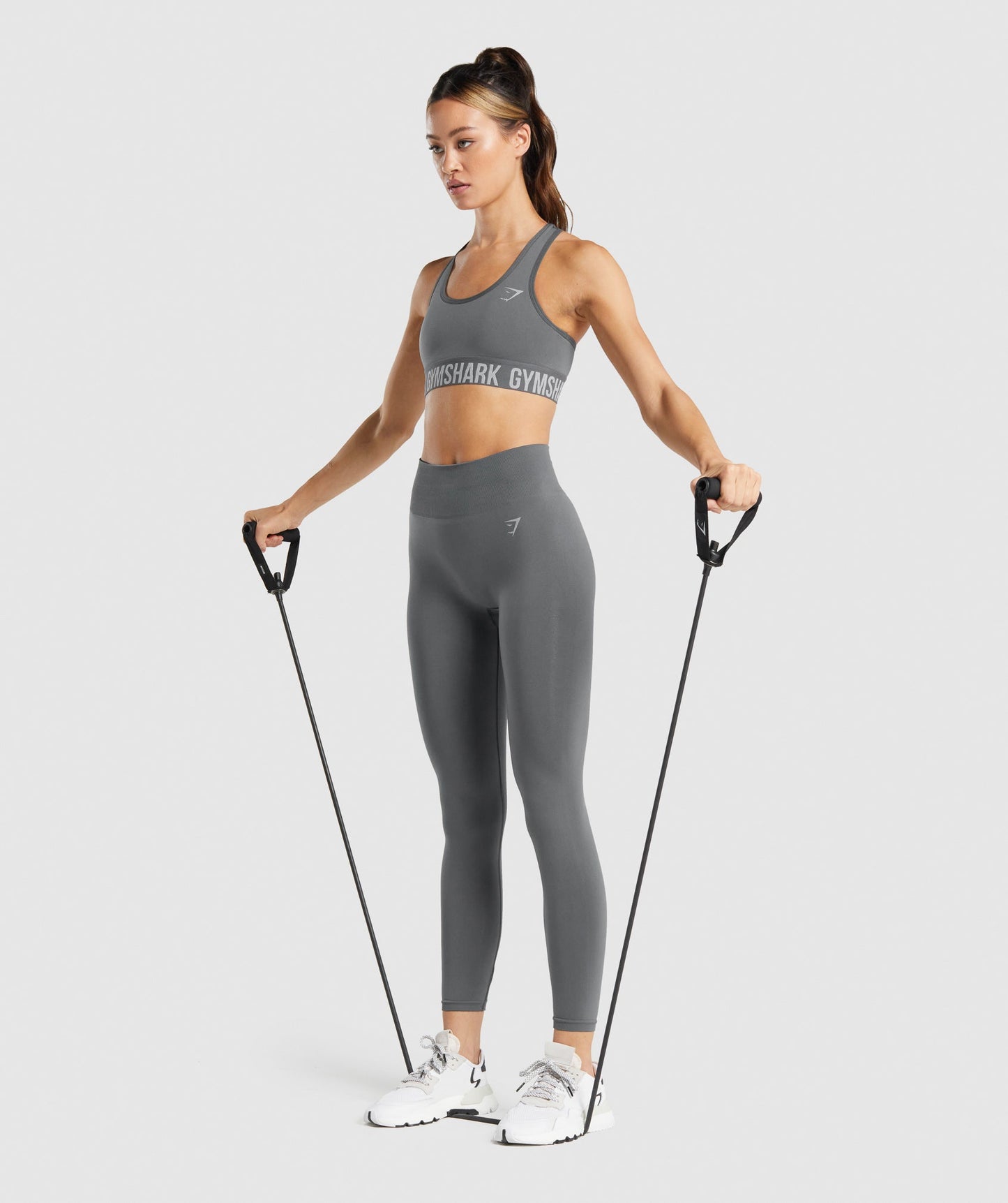 Gymshark Fit Seamless Sports Bra - Charcoal