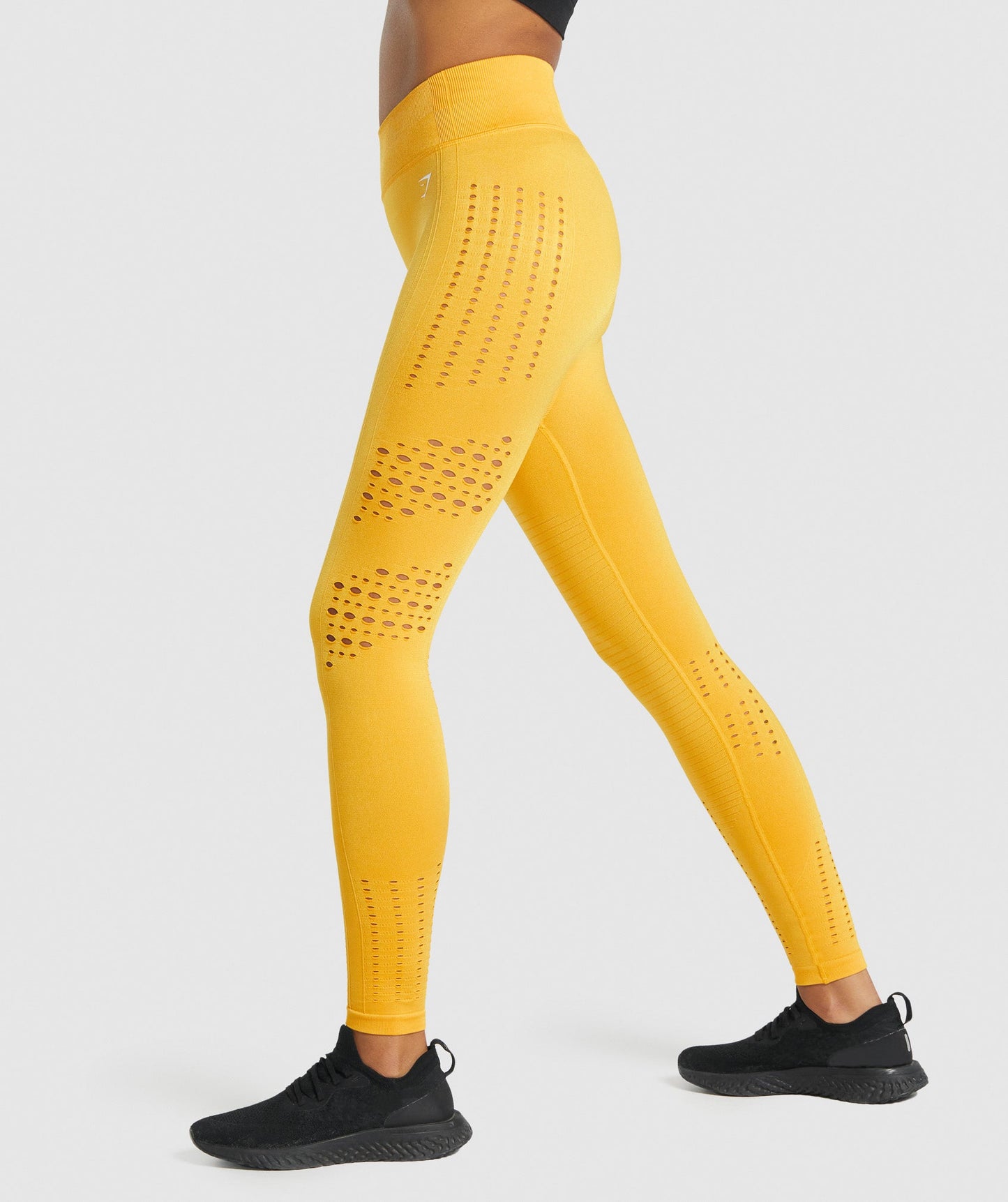 Gymshark leuchten nahtlose Strumpfhosen - Gelb