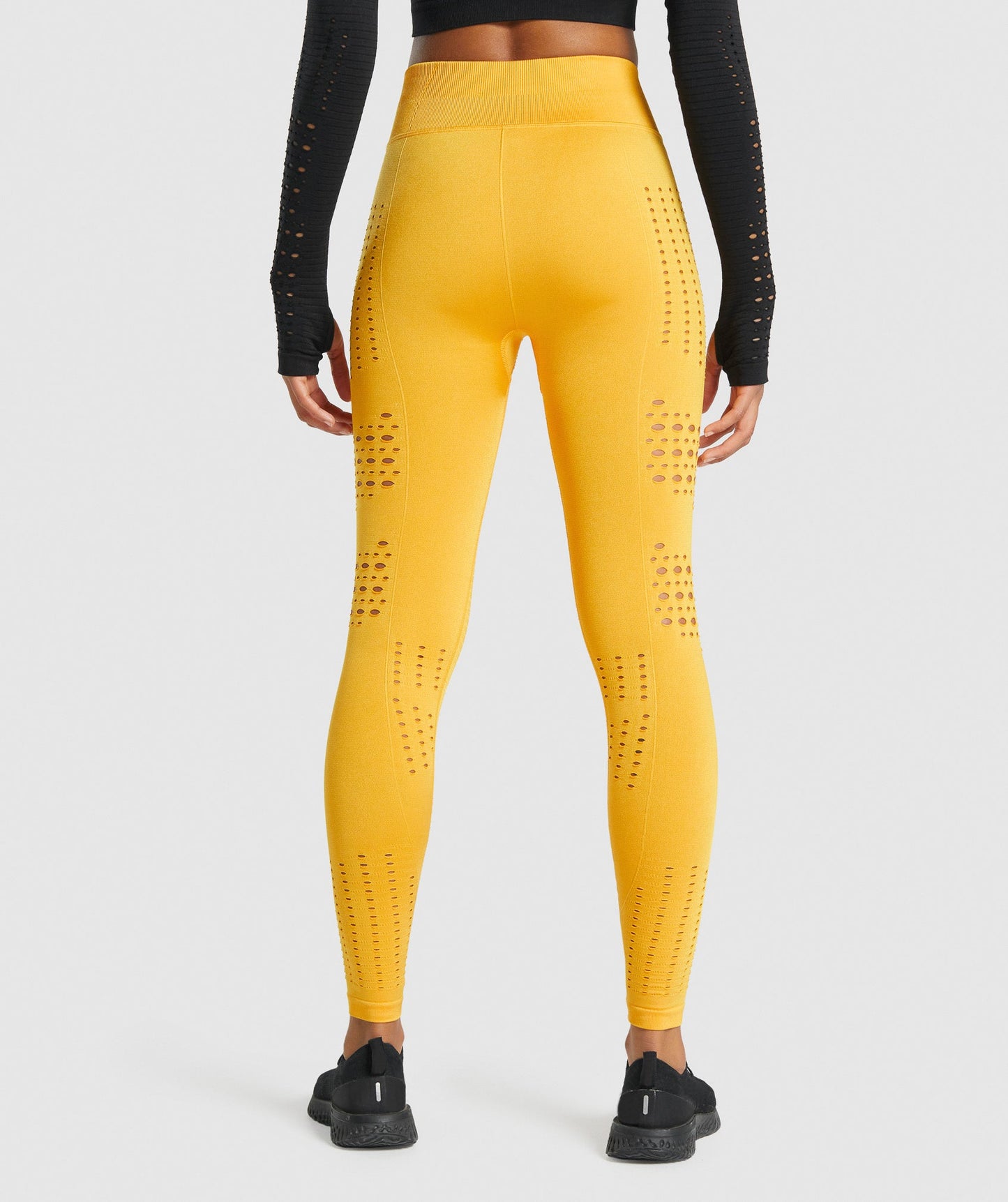 Gymshark leuchten nahtlose Strumpfhosen - Gelb