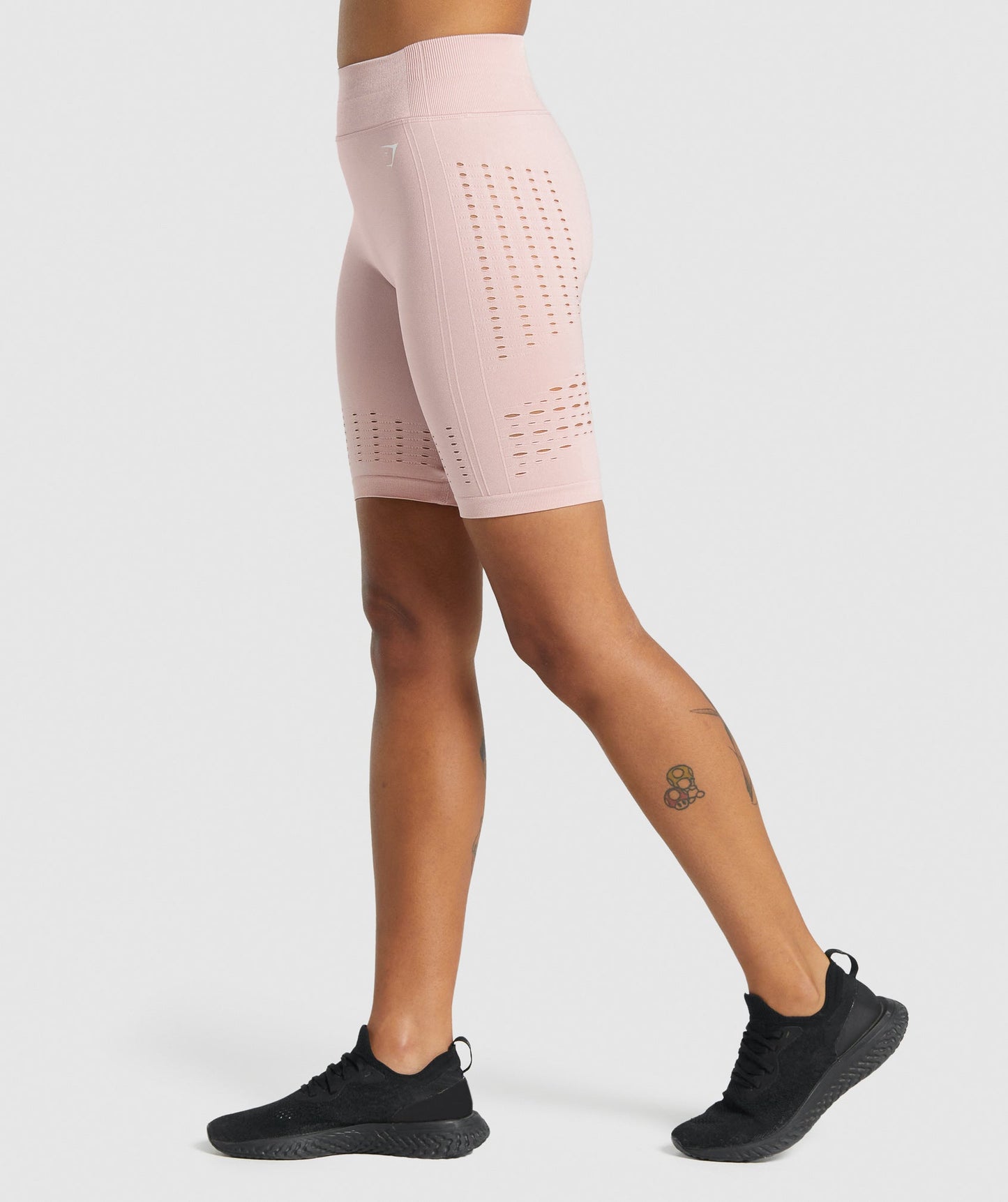 Gymshark Glühen nahtlose Shorts - hellrosa