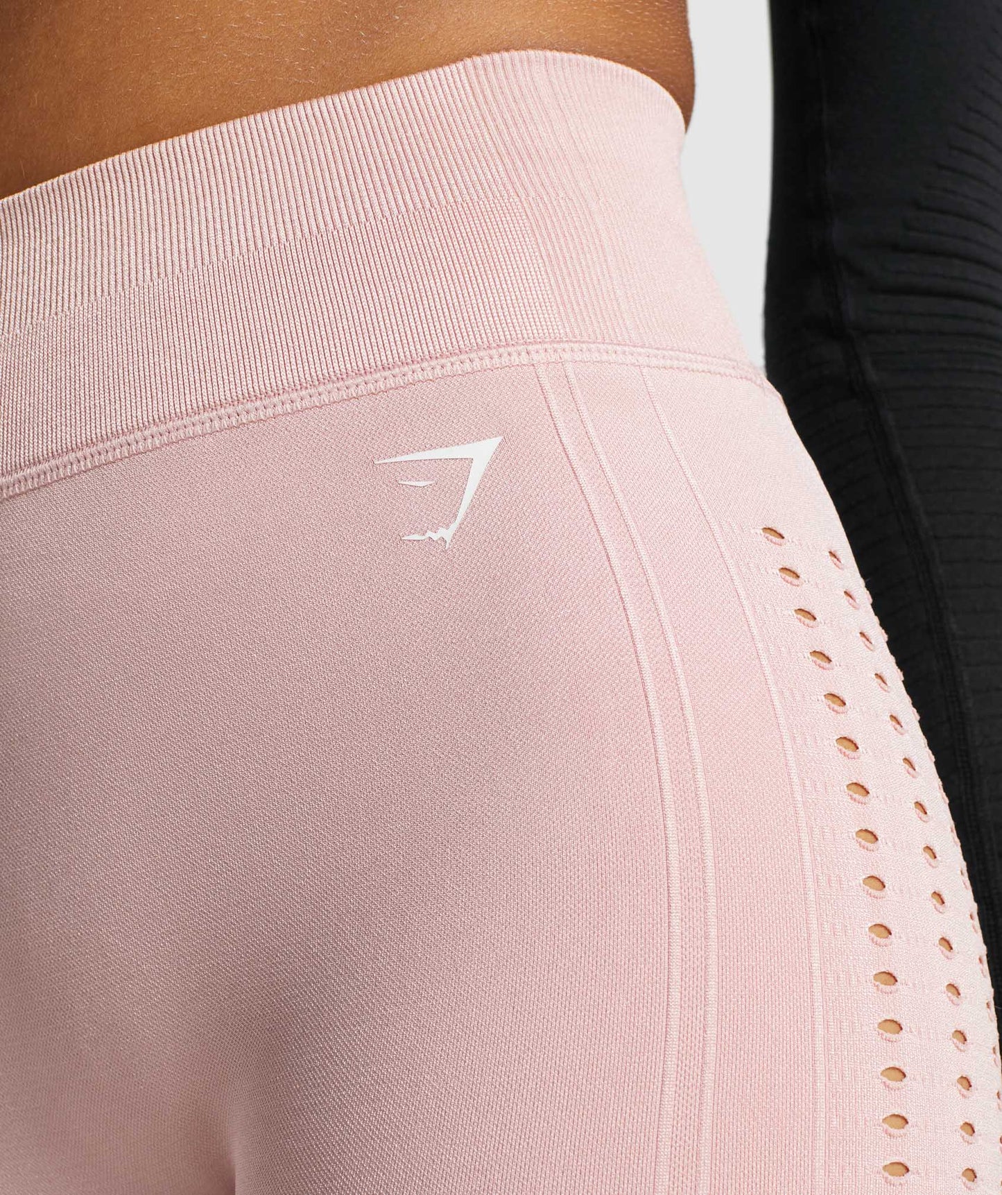 Gymshark Glühen nahtlose Shorts - hellrosa