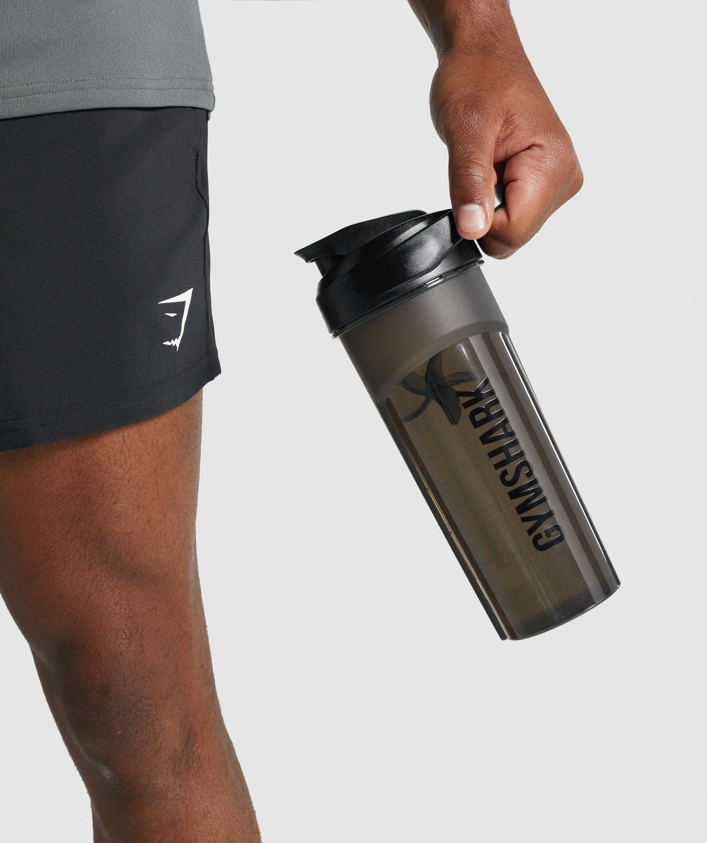 Gymshark 600ml Shaker Flasche - Schwarz