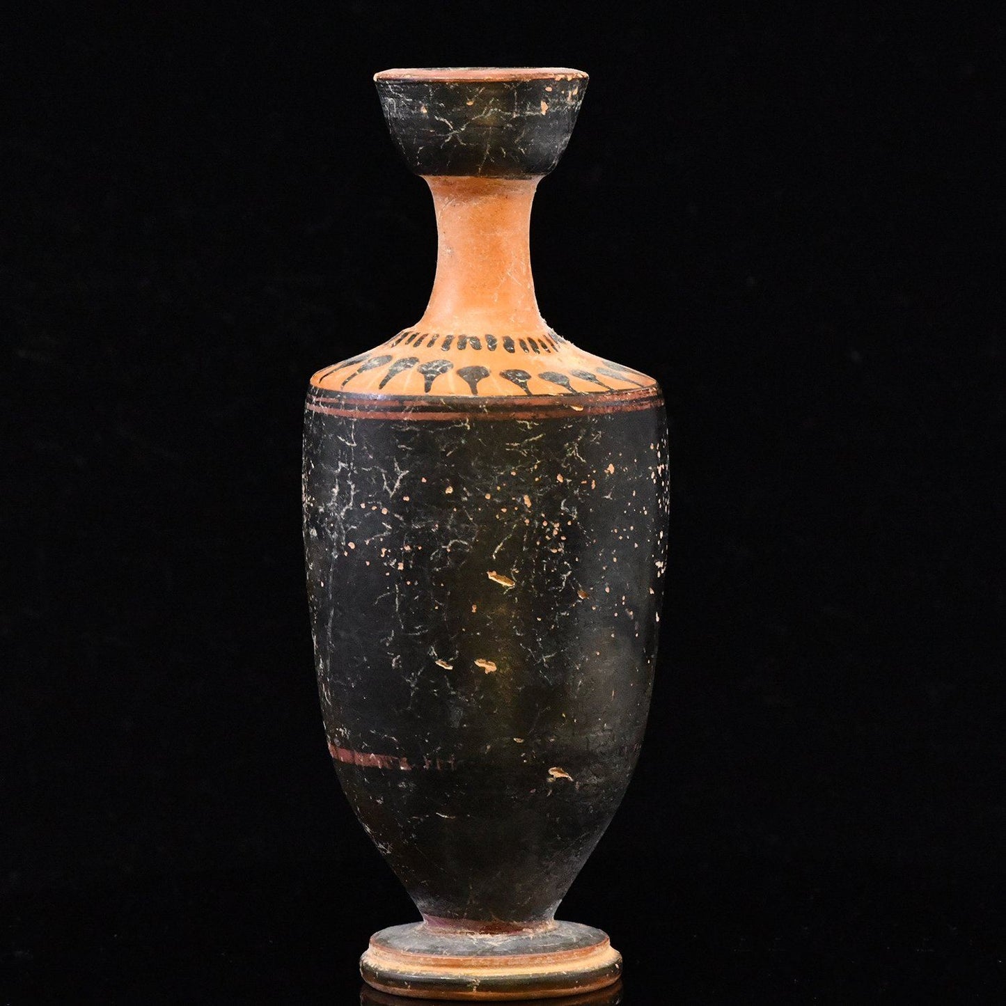 ایک اٹاری بلیک گلیزڈ لیکیتھوس ، سی اے۔ 5 ویں صدی قبل مسیح