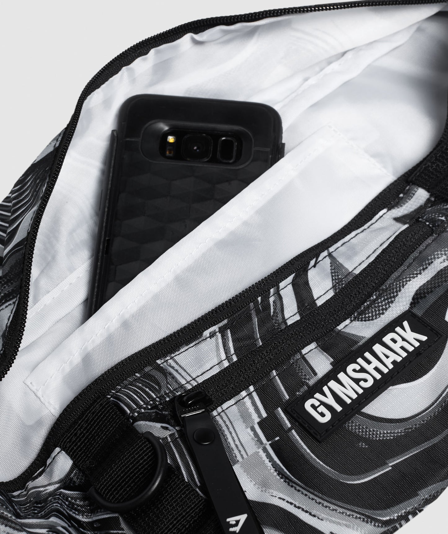 Gymshark Cross Lod Bag - Schwarz/Weiß