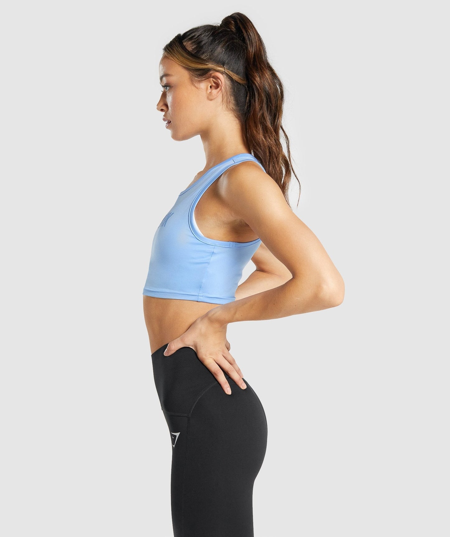 GS Power Crop Top - Blau